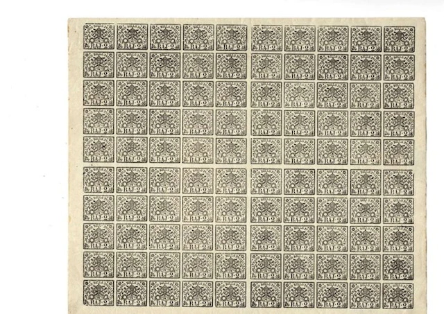 Italian Ancient States - Papal State 1852/1852 - 2 bajocchi greenish-white