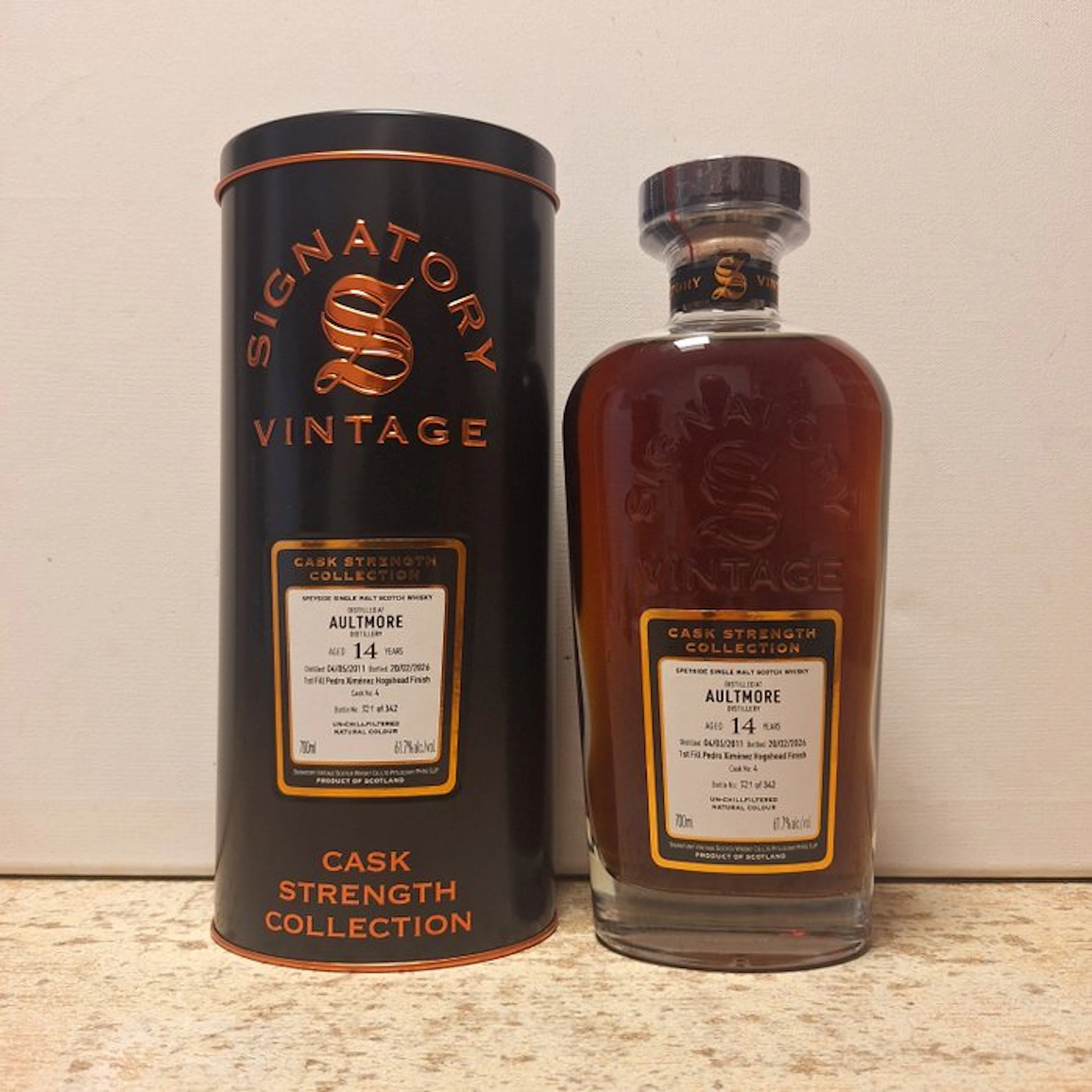 Aultmore 2011 14 years old Cask Strength Collection - PX...