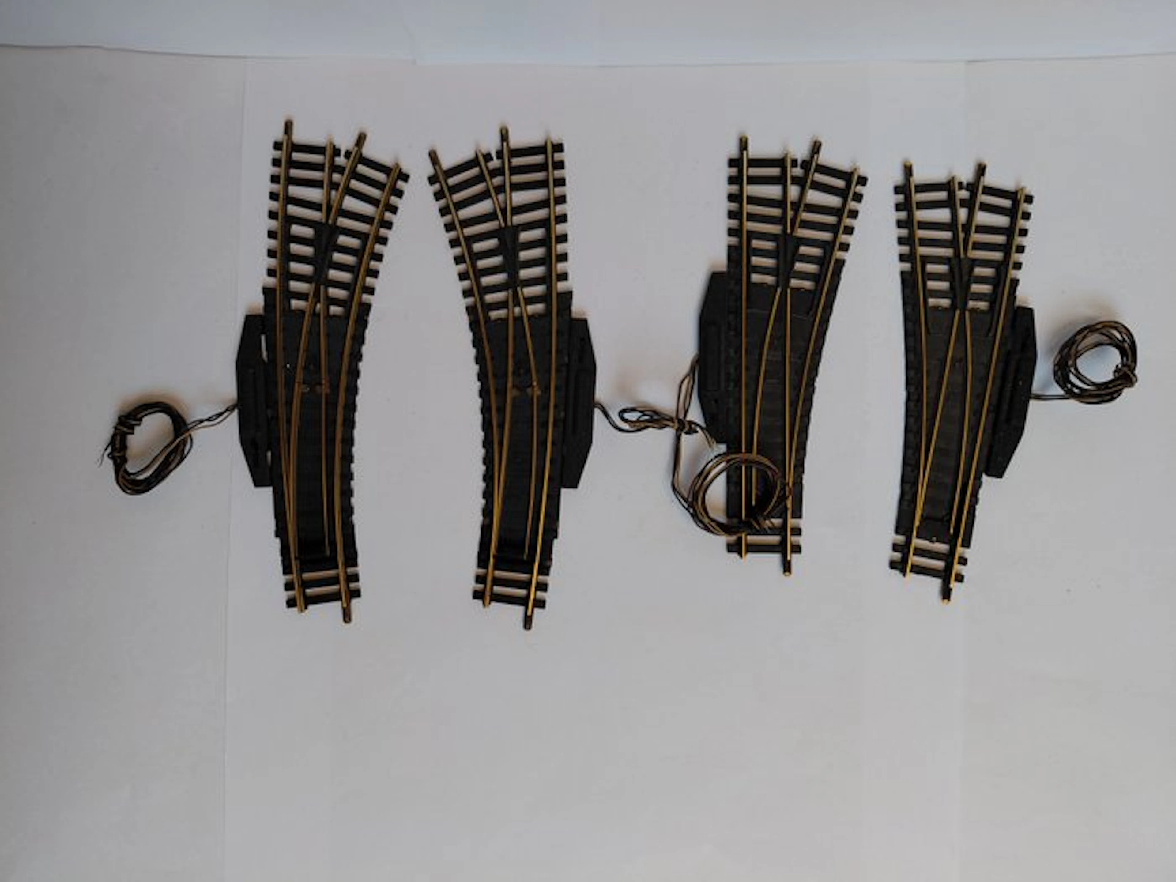 Fleischmann H0 - 6044L/R 6046L/R - Model train tracks (4)...