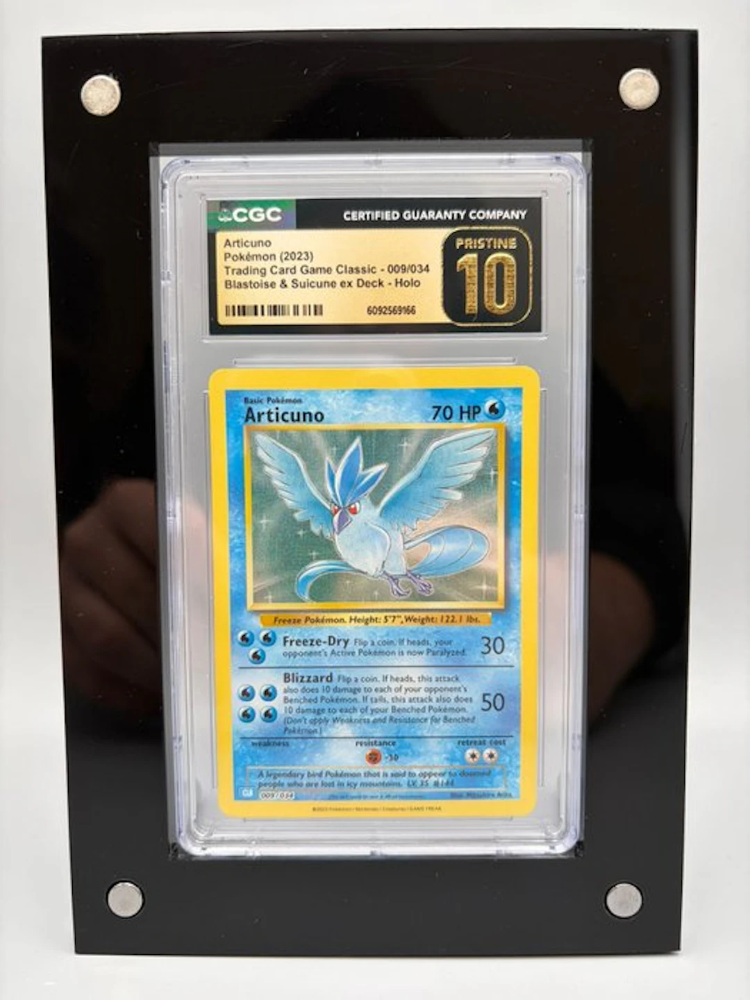 Pokémon Graded card - Articuno - CGC Pristine 10 - Sword & Shield