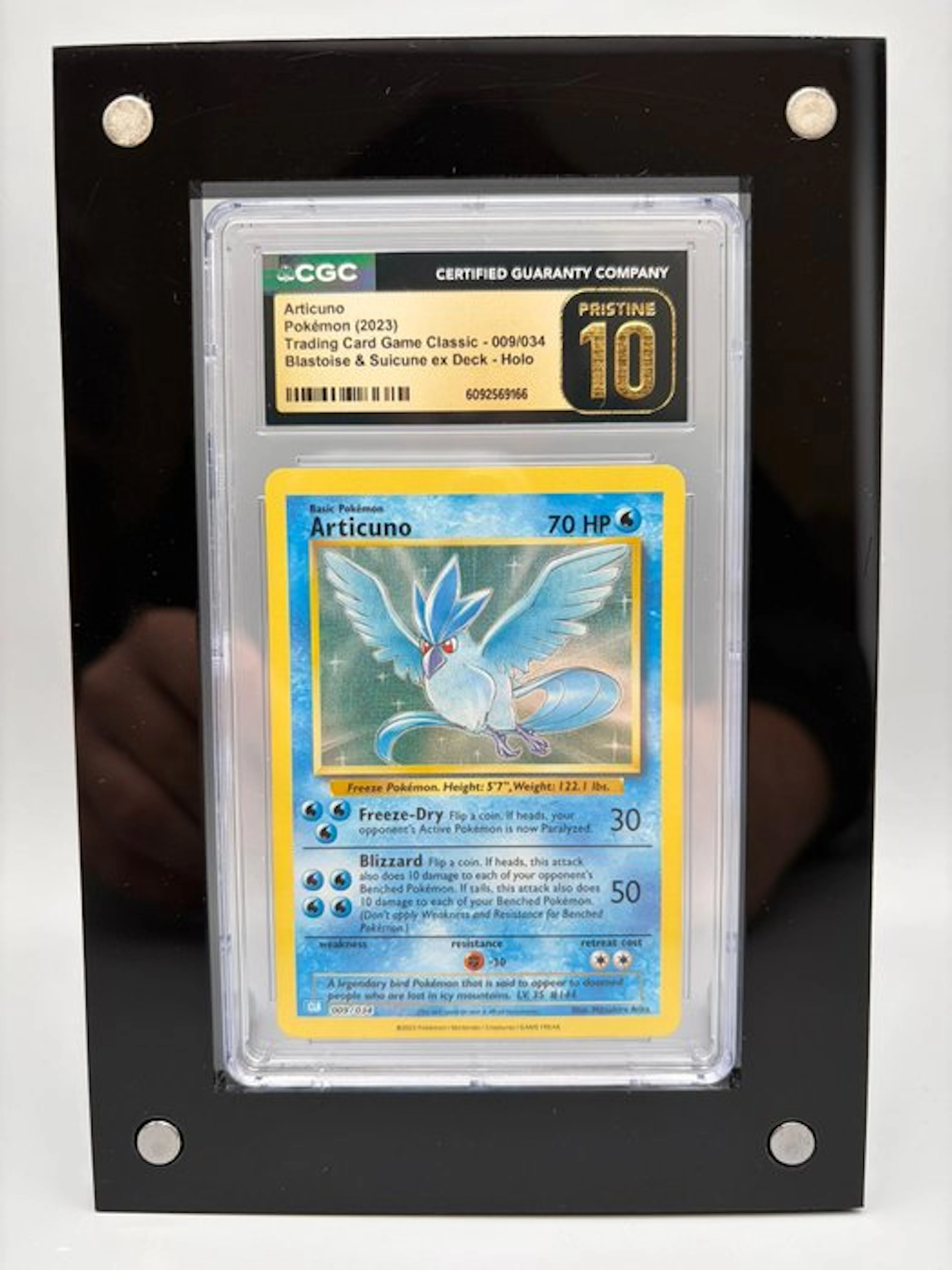 Pokémon Graded card - Articuno - CGC Pristine 10 - Sword & Shield