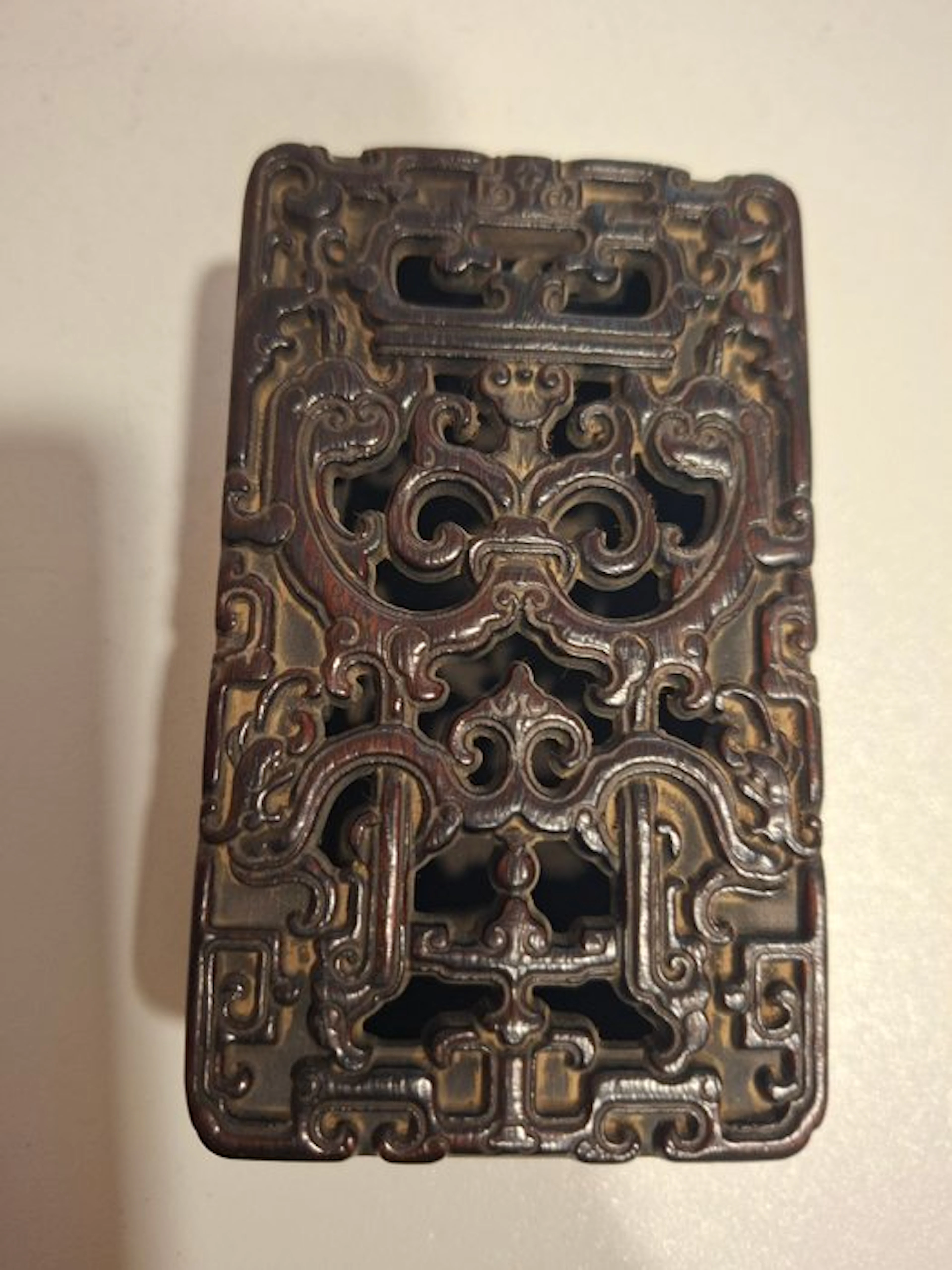 little box - exotic hardwood - China - Guangxu (1875-1908)
