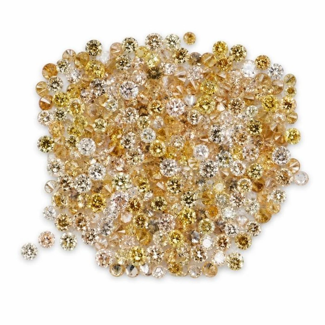 No reserve price - 270 pcs Diamond (Natural) - 1.01 ct - Round - VVS1