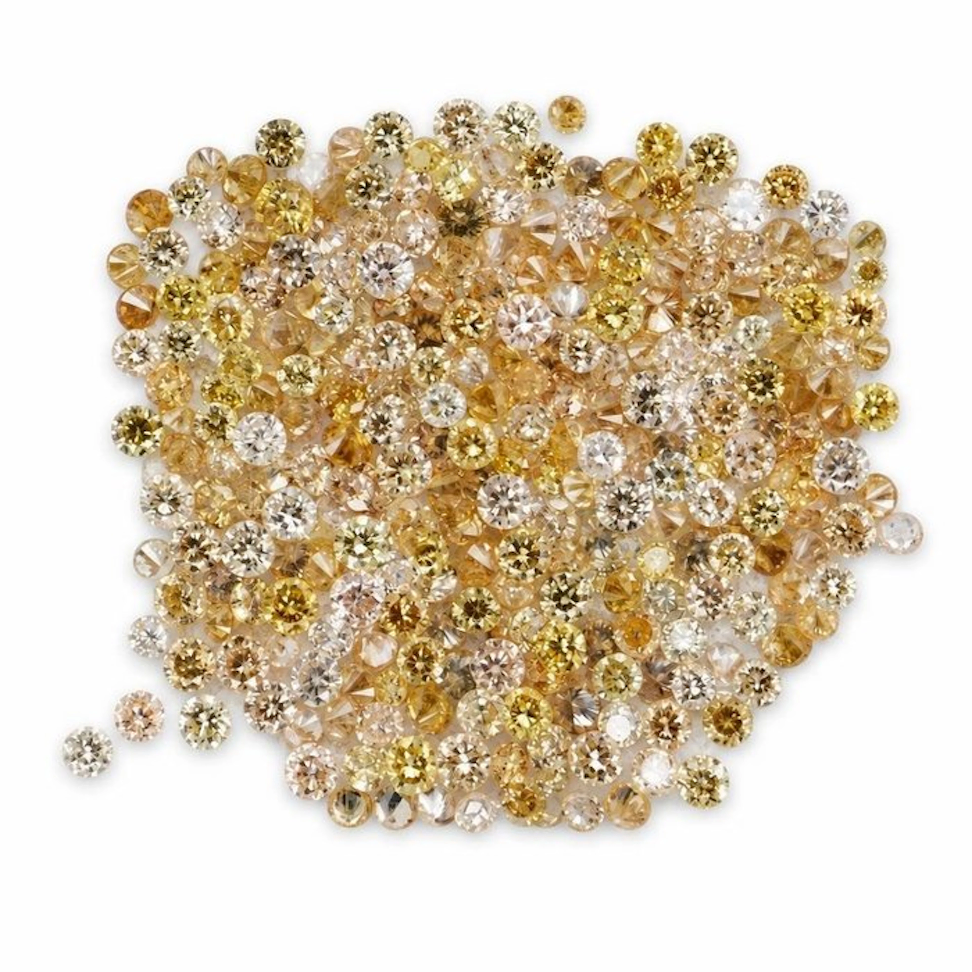 No reserve price - 270 pcs Diamond (Natural) - 1.01 ct - Round - VVS1