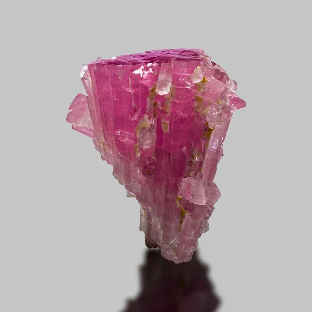 Natural Rubellite Tourmaline Crystal – High-Luster...