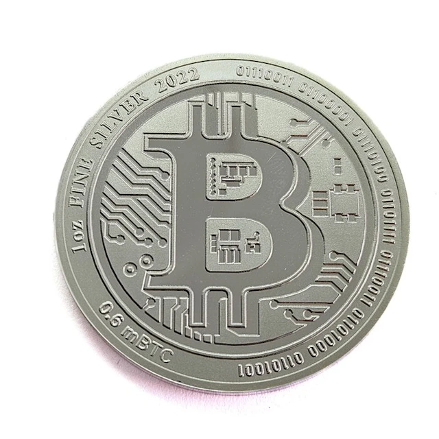 Niue. 2 Dollars 2022 - Bitcoin