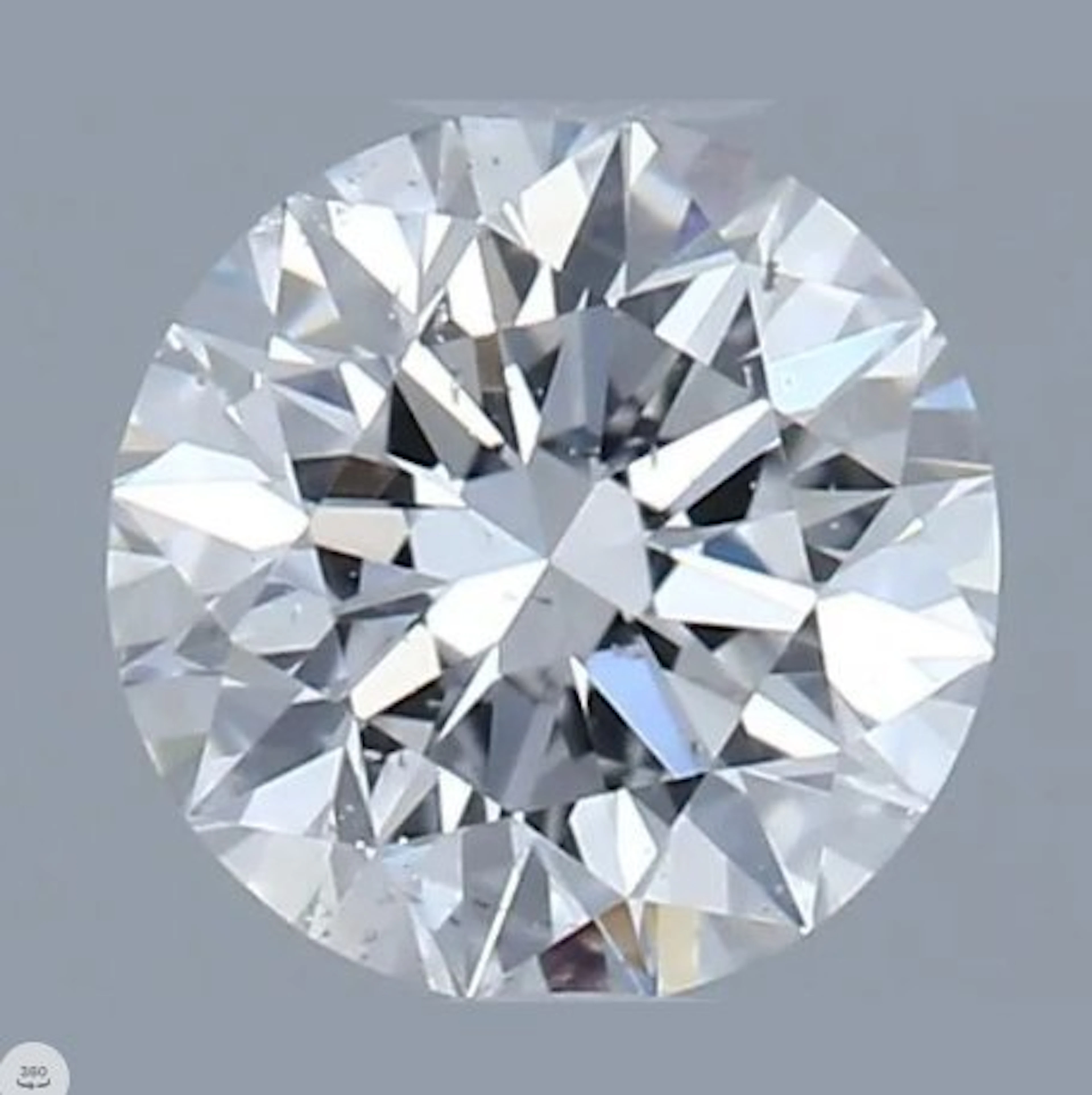1 pcs Diamond (Natural) - 0.31 ct - Round - D...
