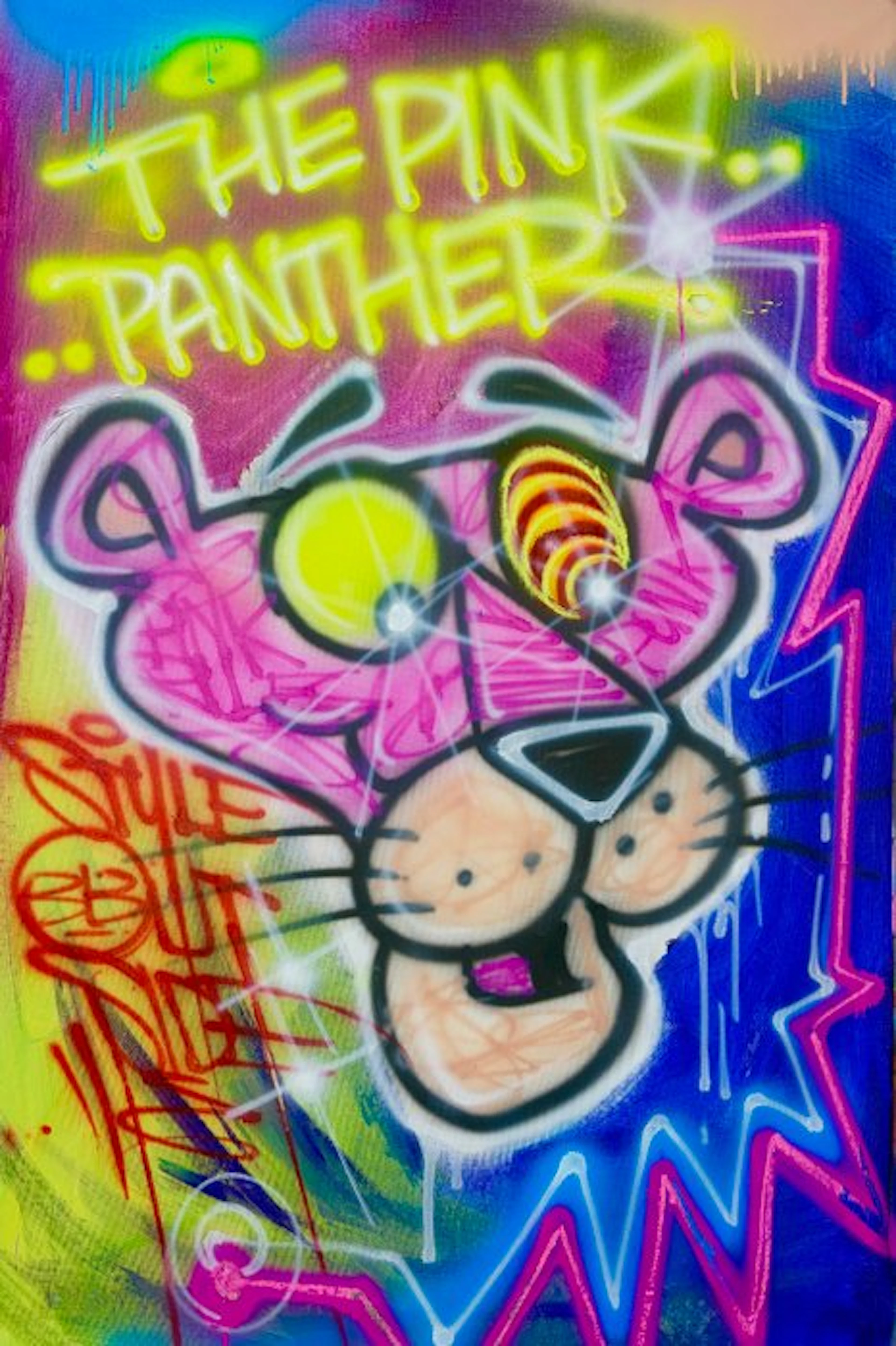 Outside313 - The Pink Panther - Punk Spraypaint