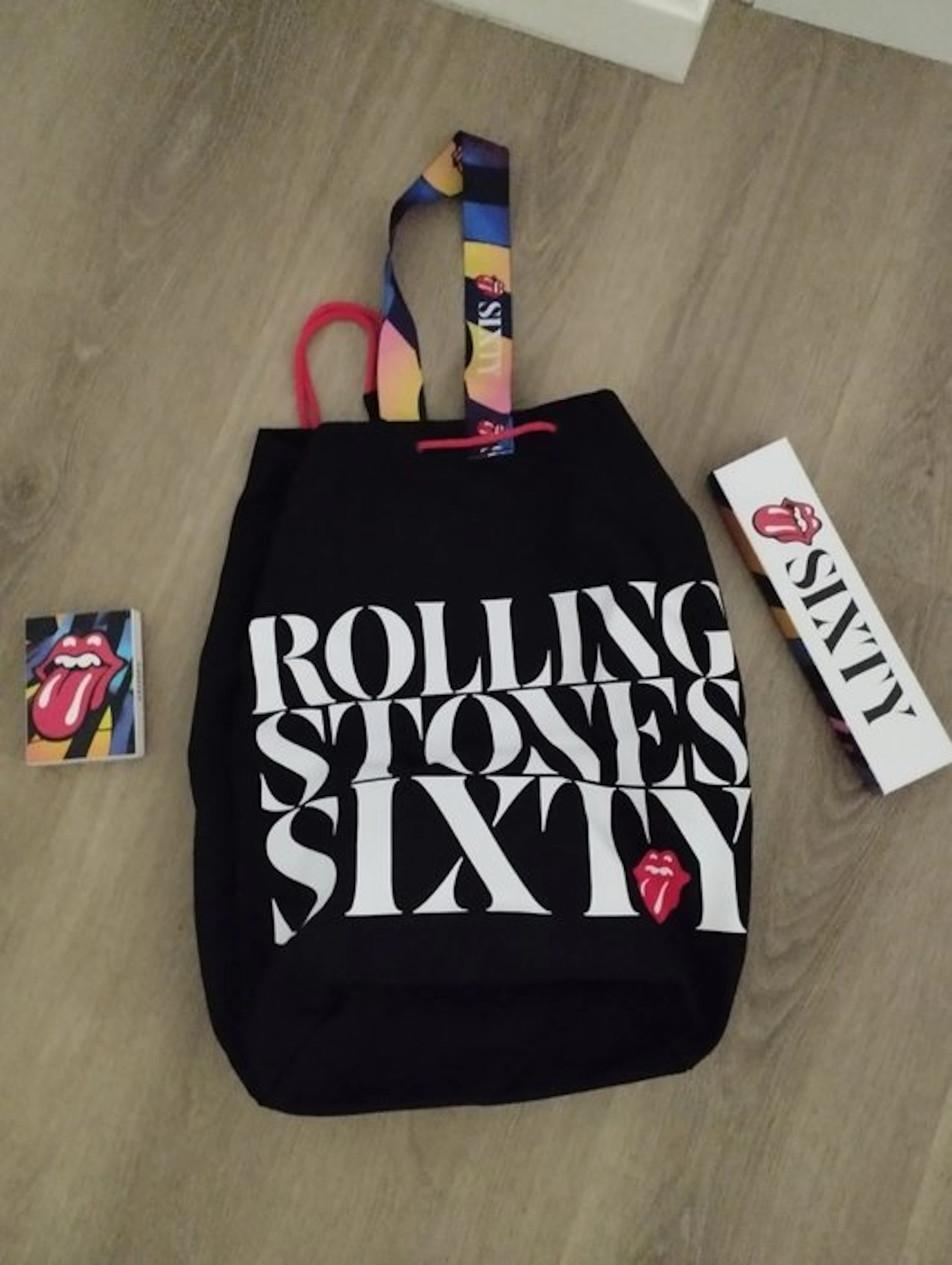 Rolling Stones - "SIXTY" VIP Tour merchandise - bag, watch, keychain - 2022
