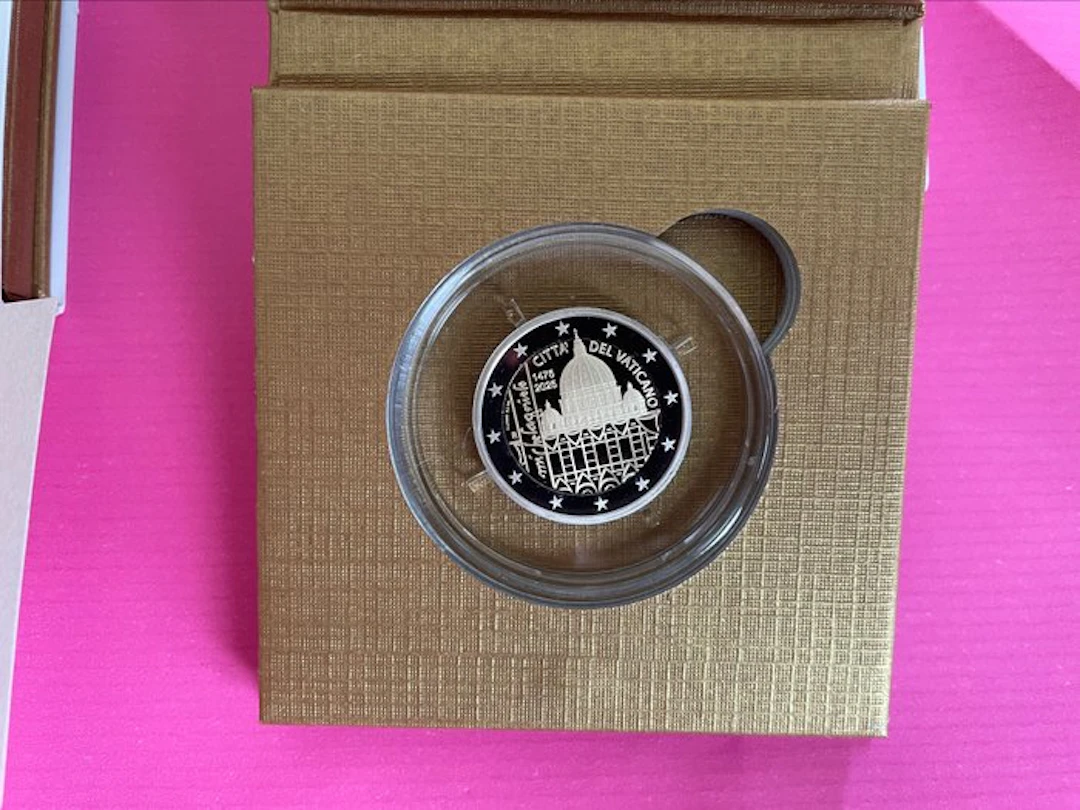 Vatican. 2 Euro 2025 "Michelangelo" Proof (No reserve price)
