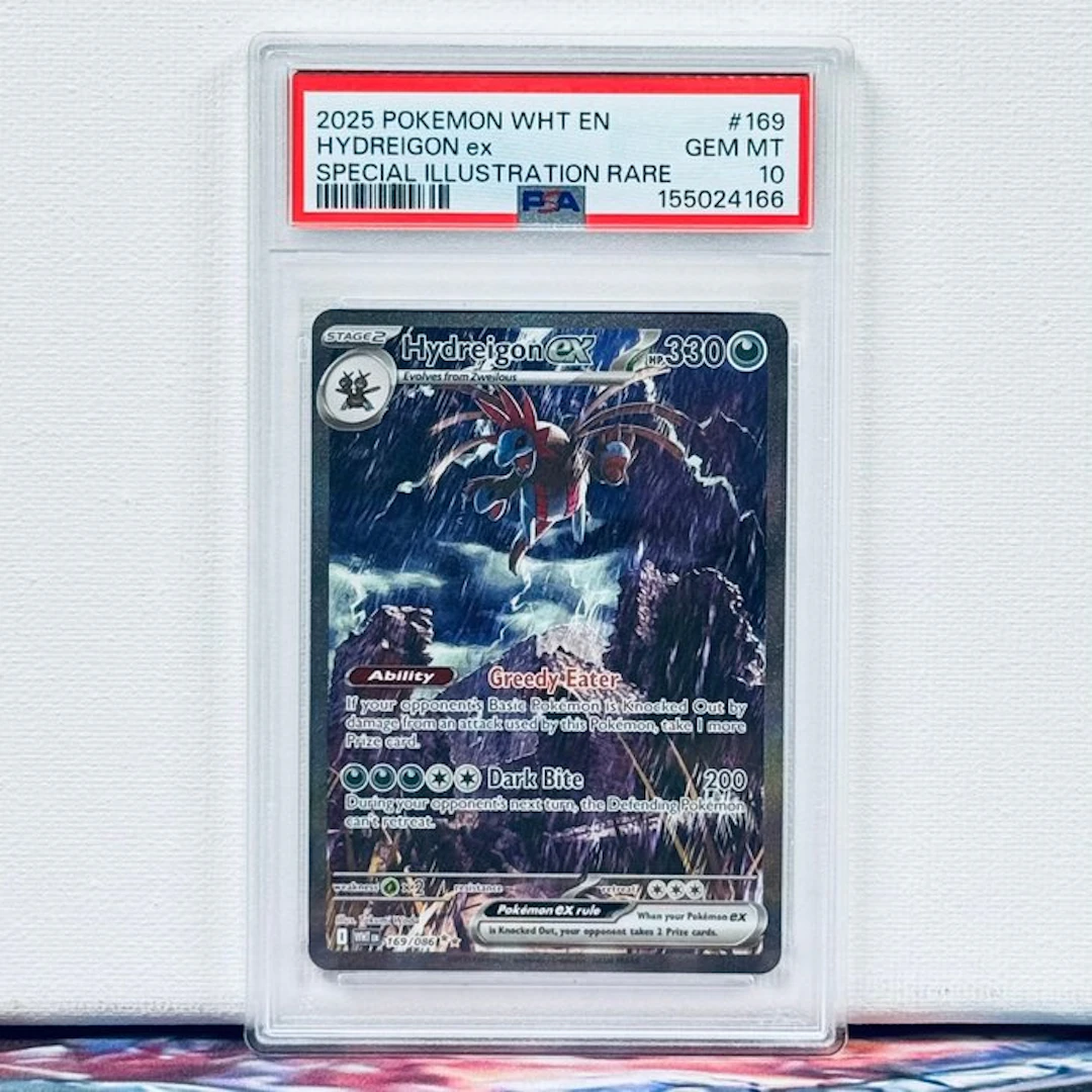 Pokémon Graded card - Hydreigon ex #169 2025 Pokemon WHT...