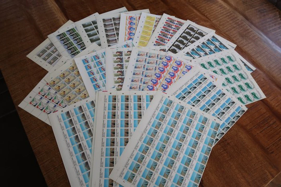 Netherlands 1980/1980 - 20 complete sheets - sorting lot...