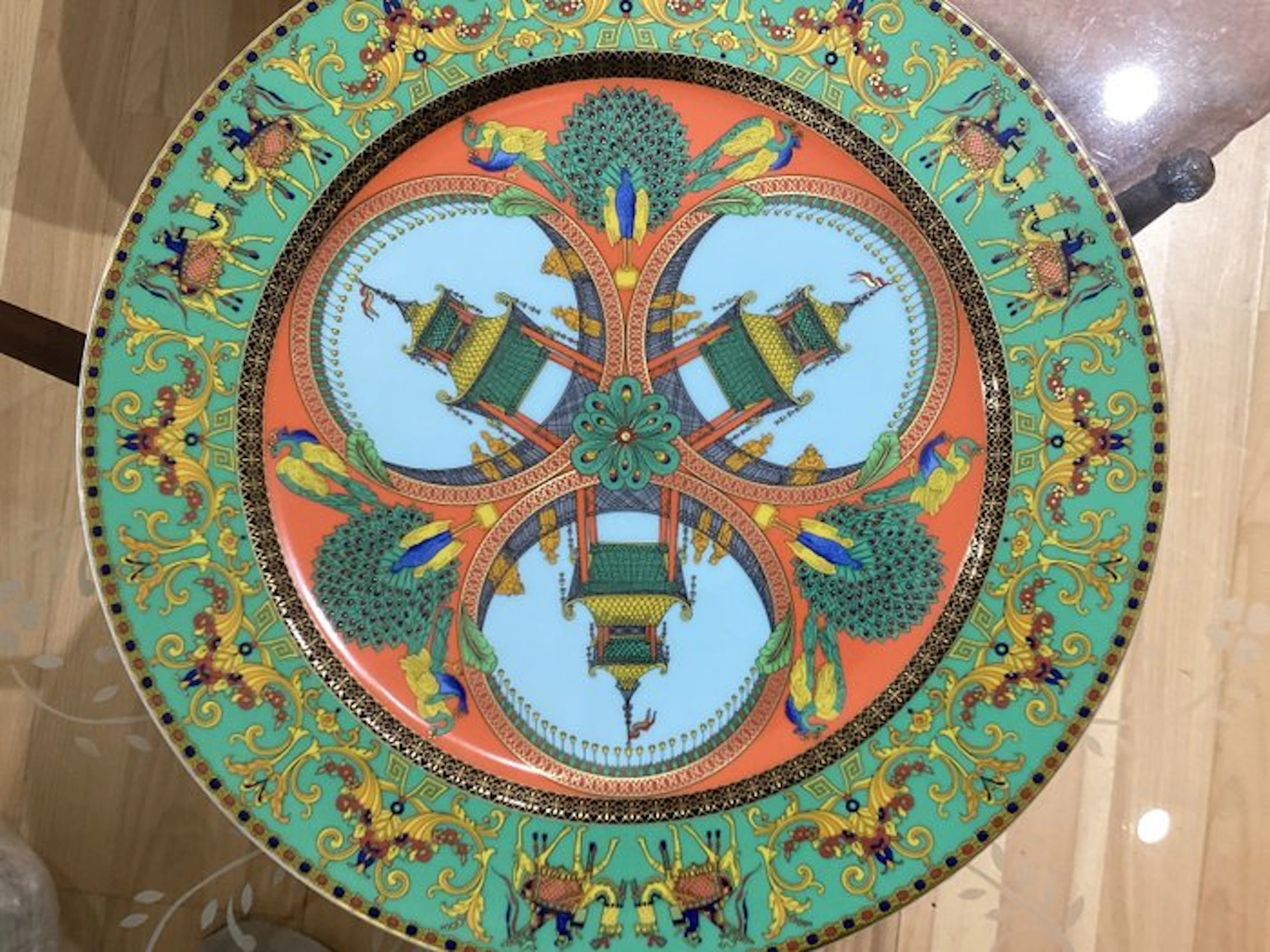 Rosenthal - Versace - Dish - Le voyage de Marco Polo - Porcelain