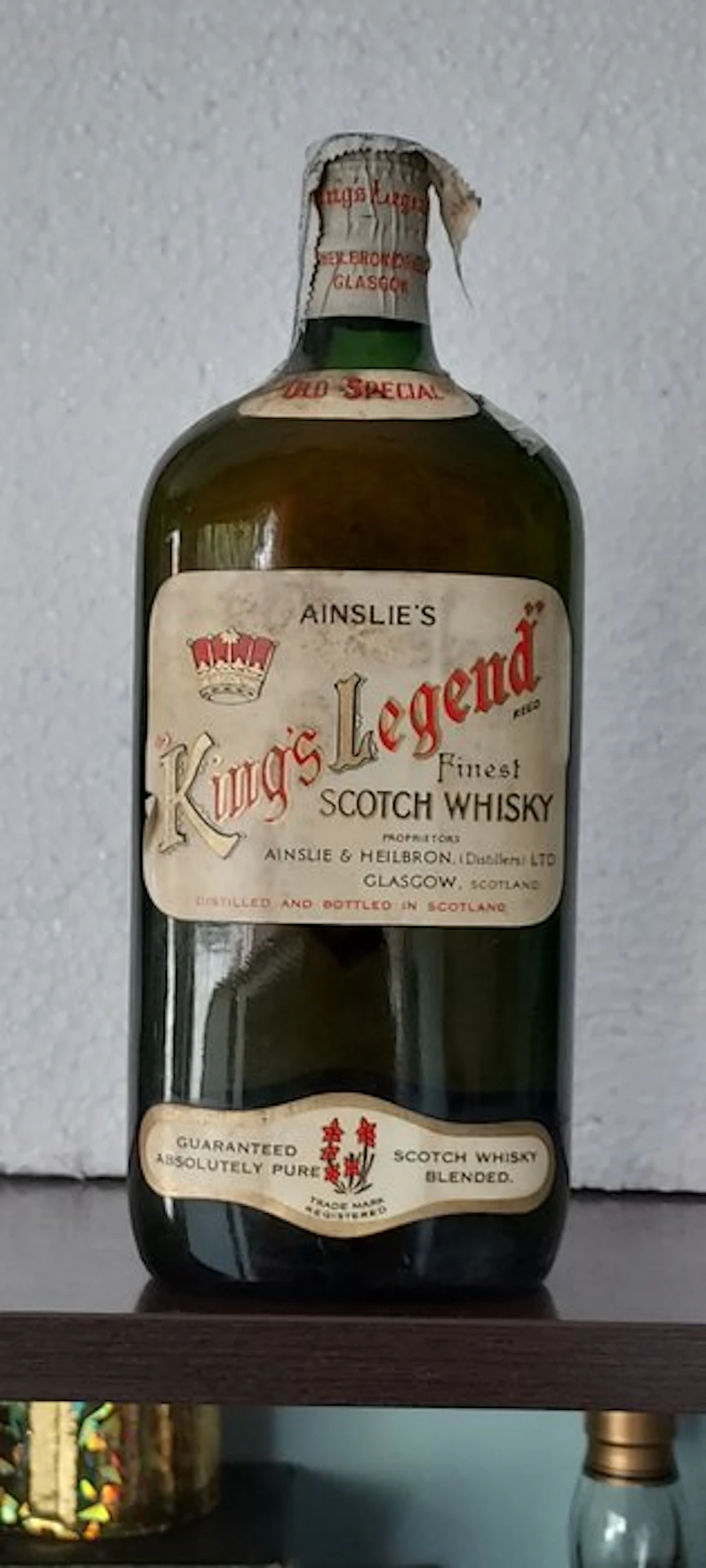 King's Legend Old Special - Spring Cap - Ainslie & Heilbron - b. 1950s - 75cl