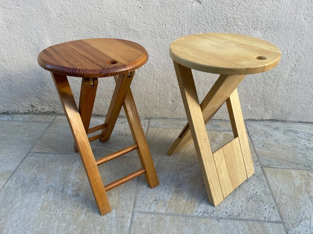 suzy, Roger Dion - Stool (2) - Wood