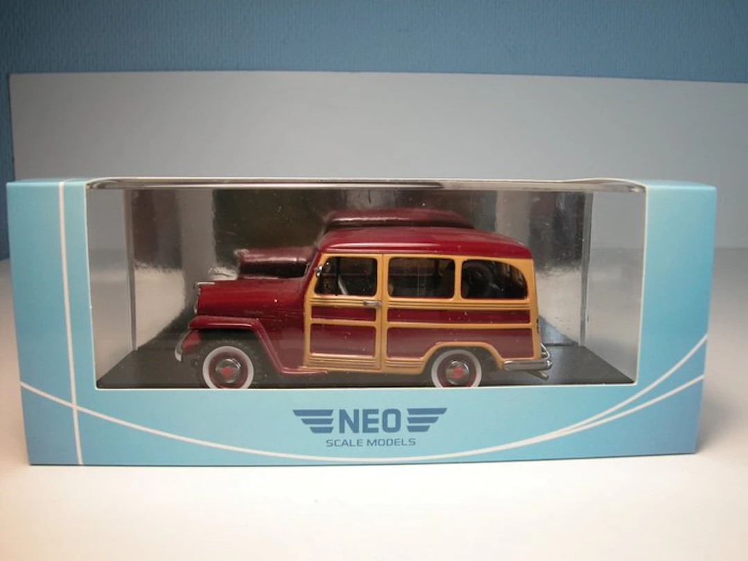 Neo Scale Models 1:43 - Model car - Willys Jeep Station Wagon 1954