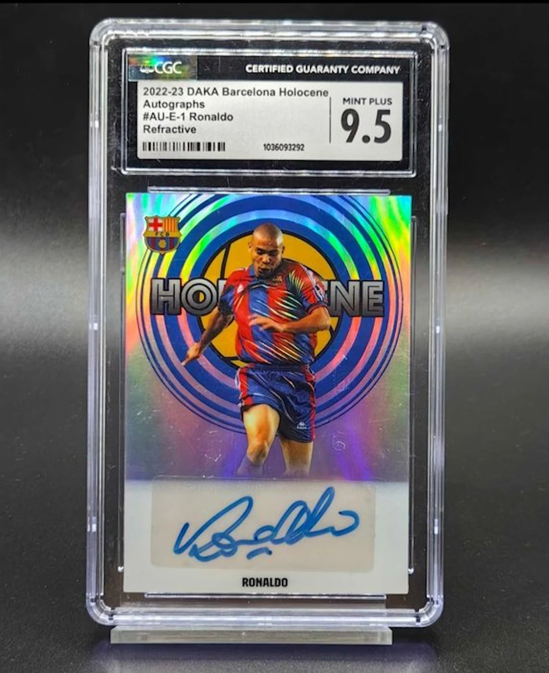 2022/23 DAKA FC Barcelona Holocene Ronaldo Autograph /5...