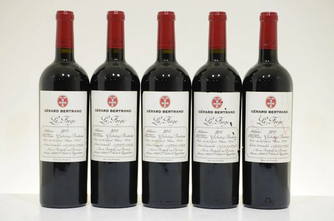 2011 Gérard Bertrand "La Forge" - Corbieres-Boutenac - 5 Bottles (0.75L)