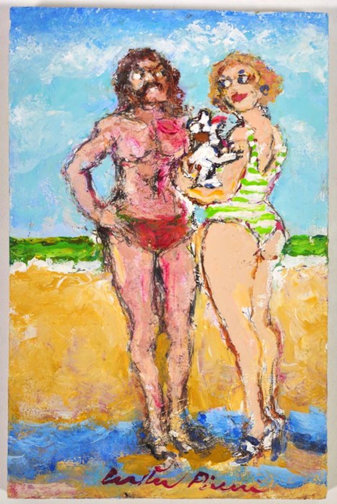 Walter Piacesi (1929-2022) - Bagnanti