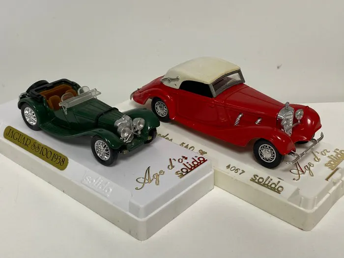 Modèle Réduit Solido Jaguar SS100 - Collection Âge D'Or N°4002, Moulé Sous Pression, Neuf !