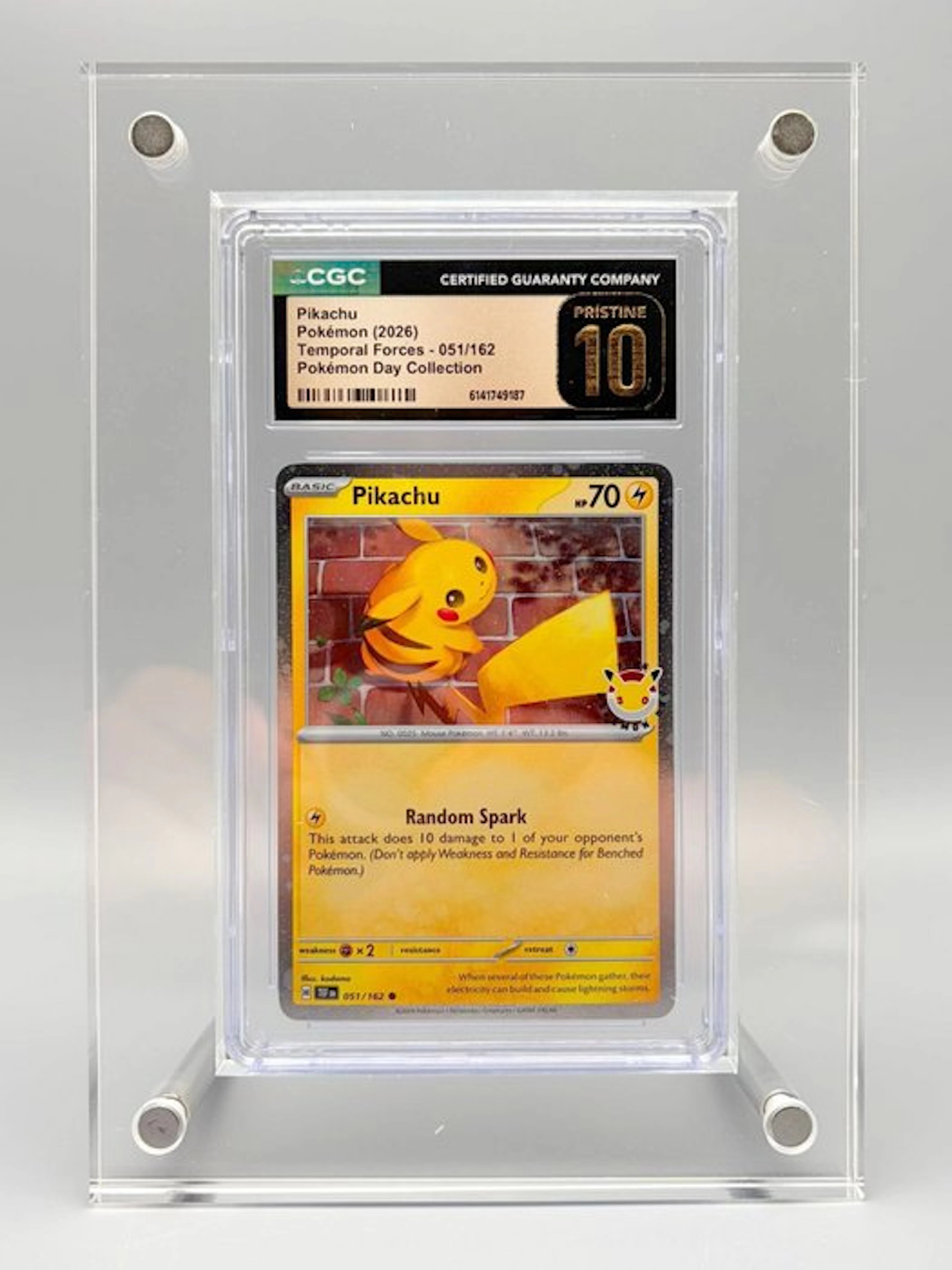 Pokémon Graded card - Pikachu (Cosmos Holo) - 2026...