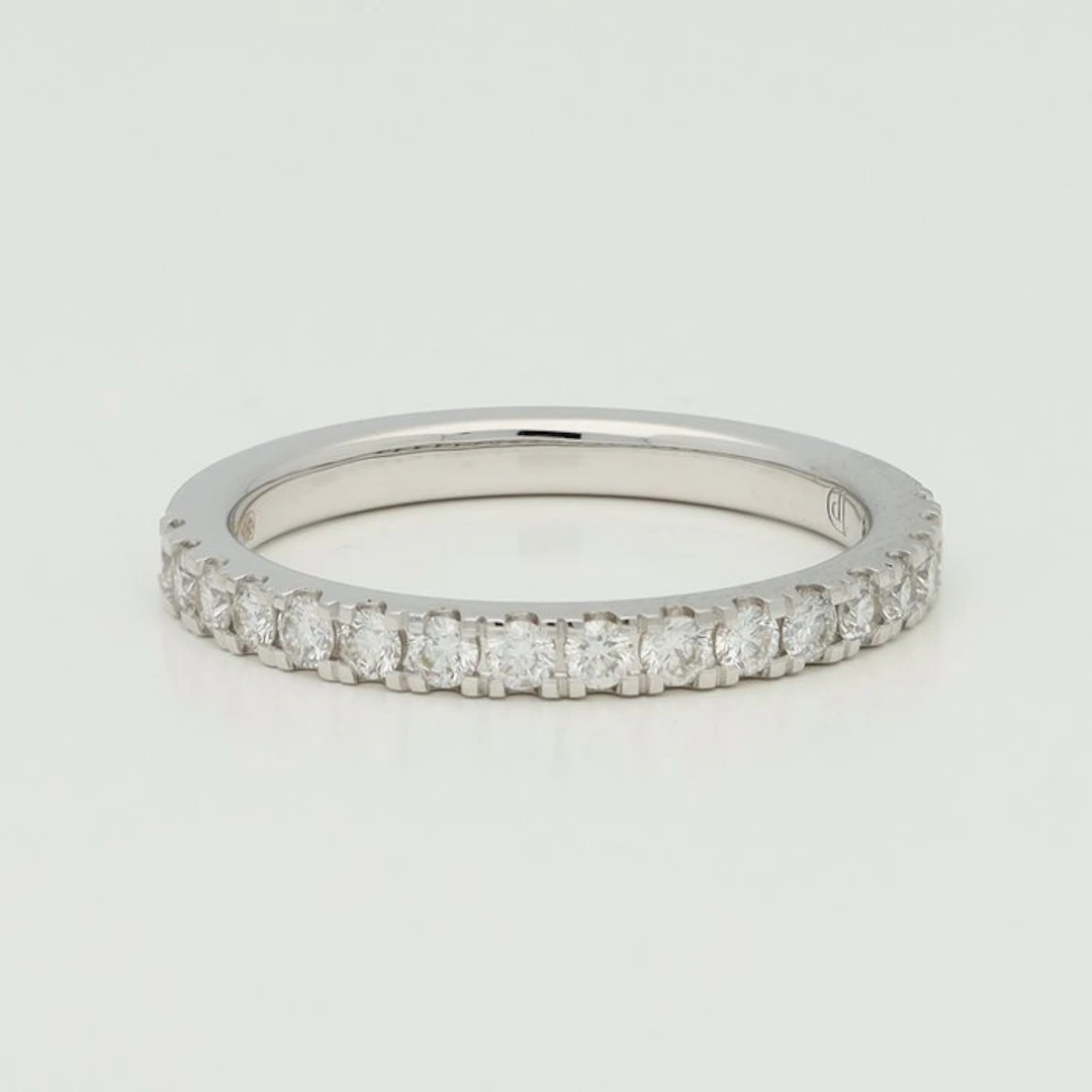 Ring - 14 kt. White gold Diamond (Natural)