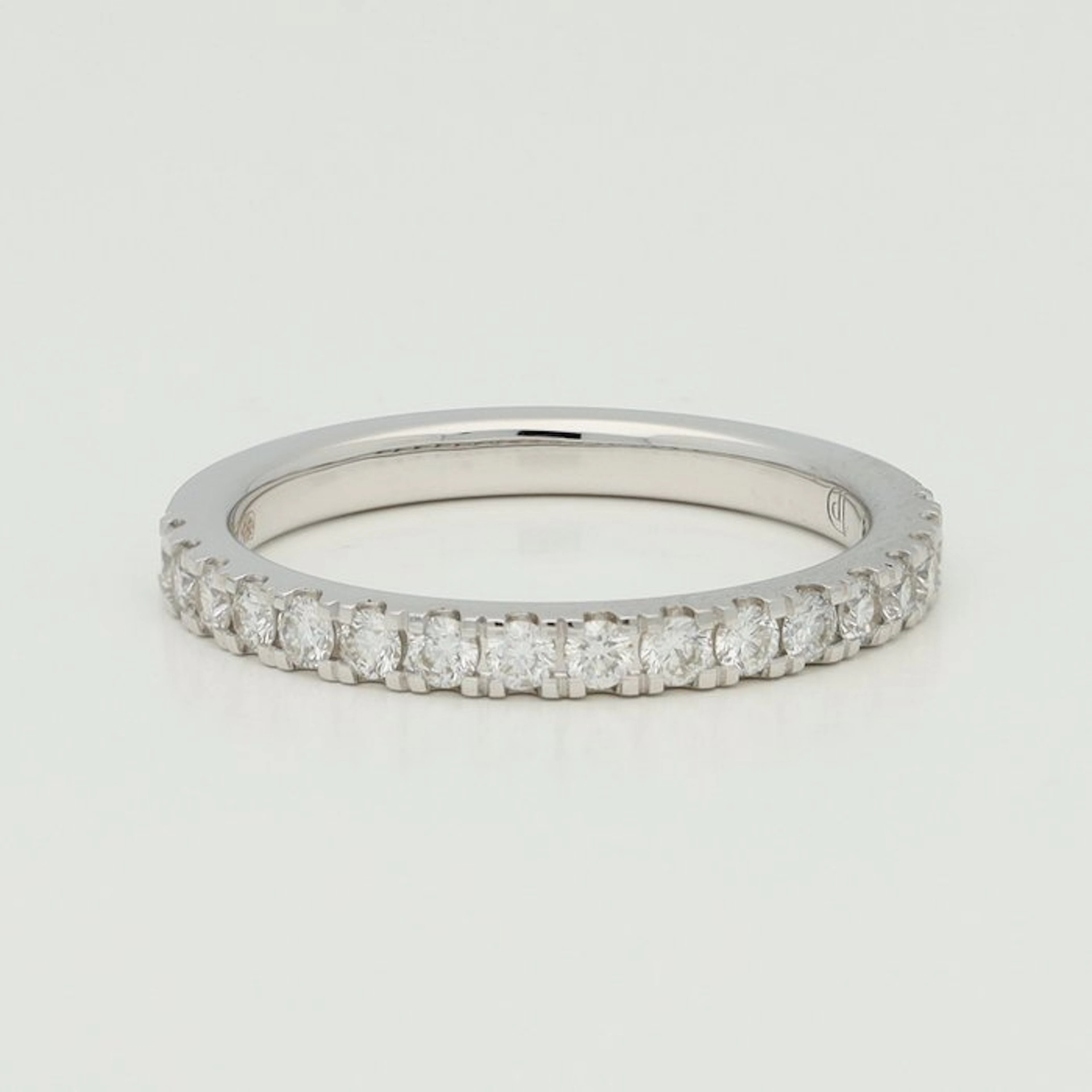 Ring - 14 kt. White gold Diamond (Natural)