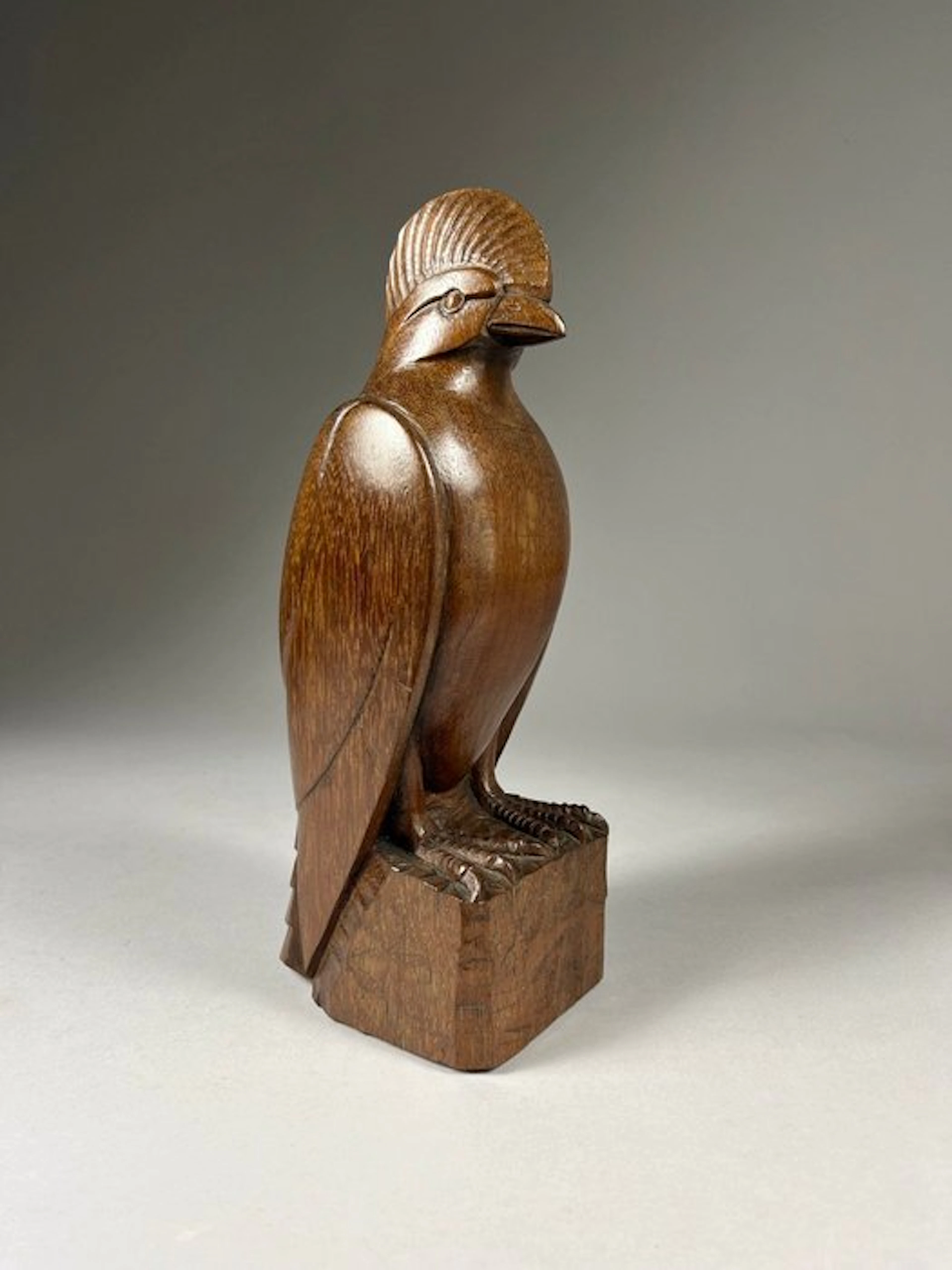 G. Rouxel - Sculpture, Vogel - 27.3 cm - Wood