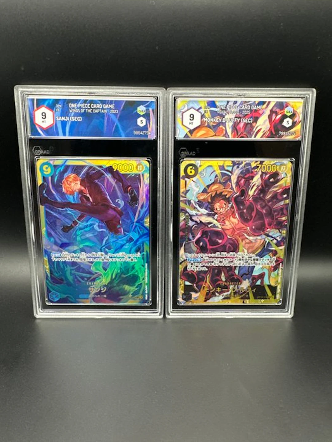 One Piece - 2 Graded card - Monkey D