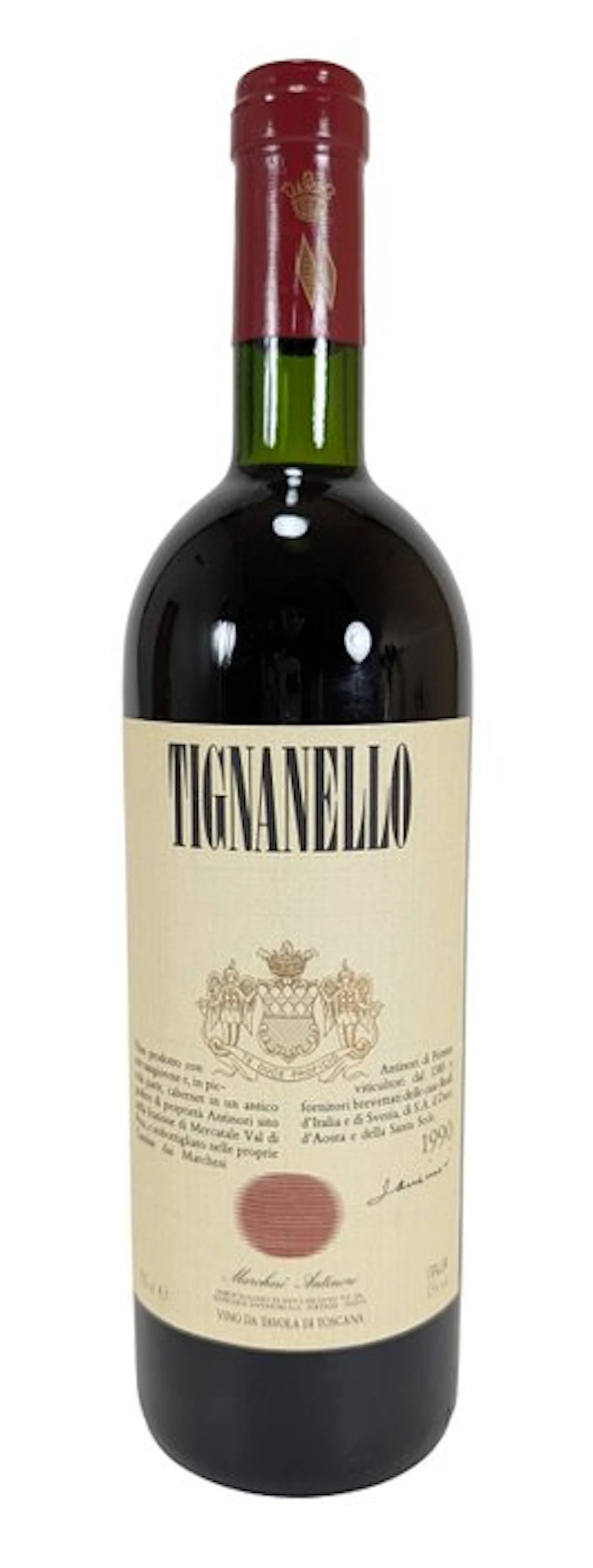 1990 Marchesi Antinori, Tignanello - Tuscany DOC - 1 Bottle (0.75L)
