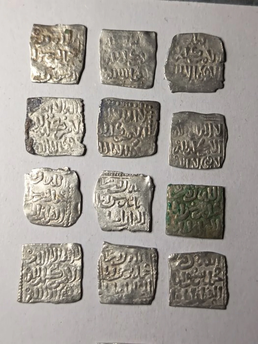 Arab currencies. Dirham 1129-1268 (Lot of 12 coins)