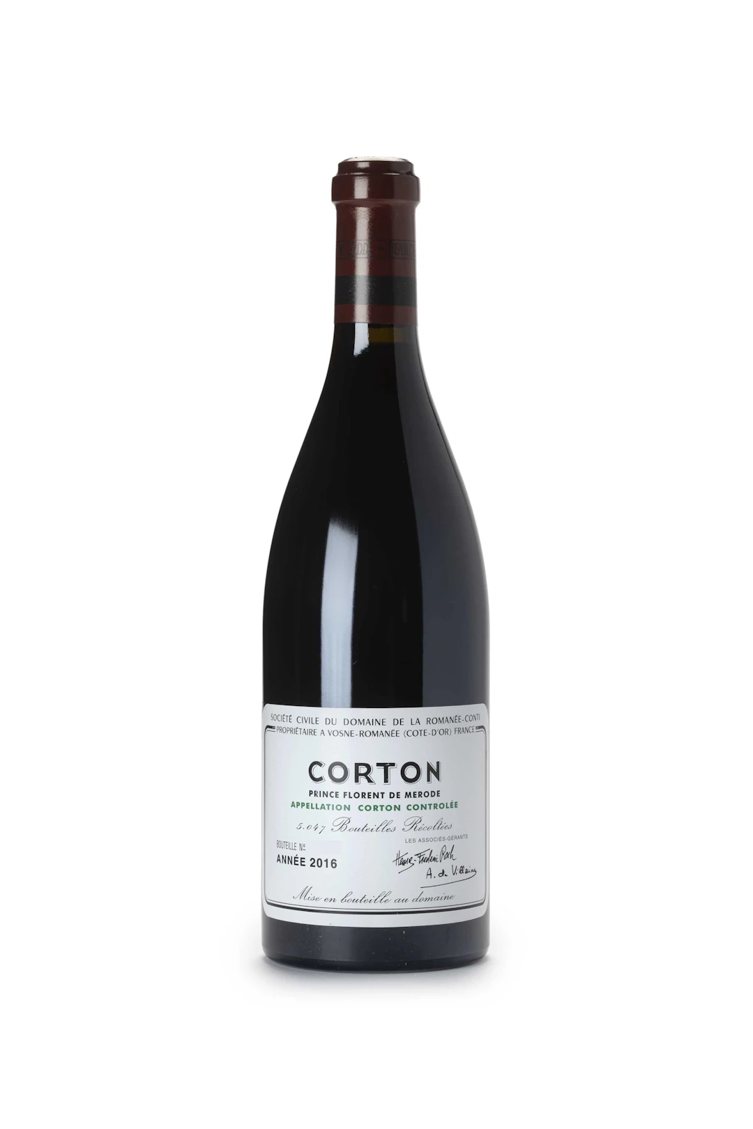 Corton 'Prince Florent de Merode' Grand Cru 2016