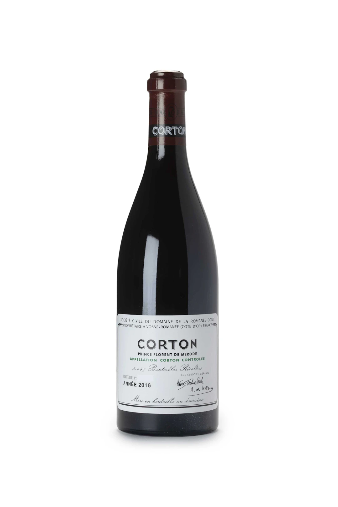 Corton 'Prince Florent de Merode' Grand Cru 2016