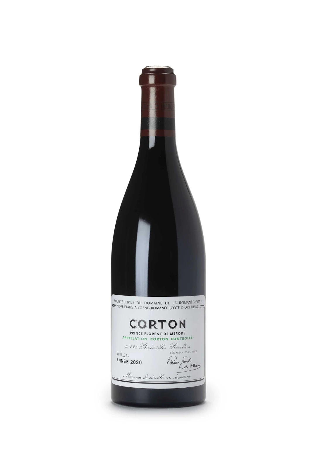 Corton 'Prince Florent de Merode' Grand Cru 2020