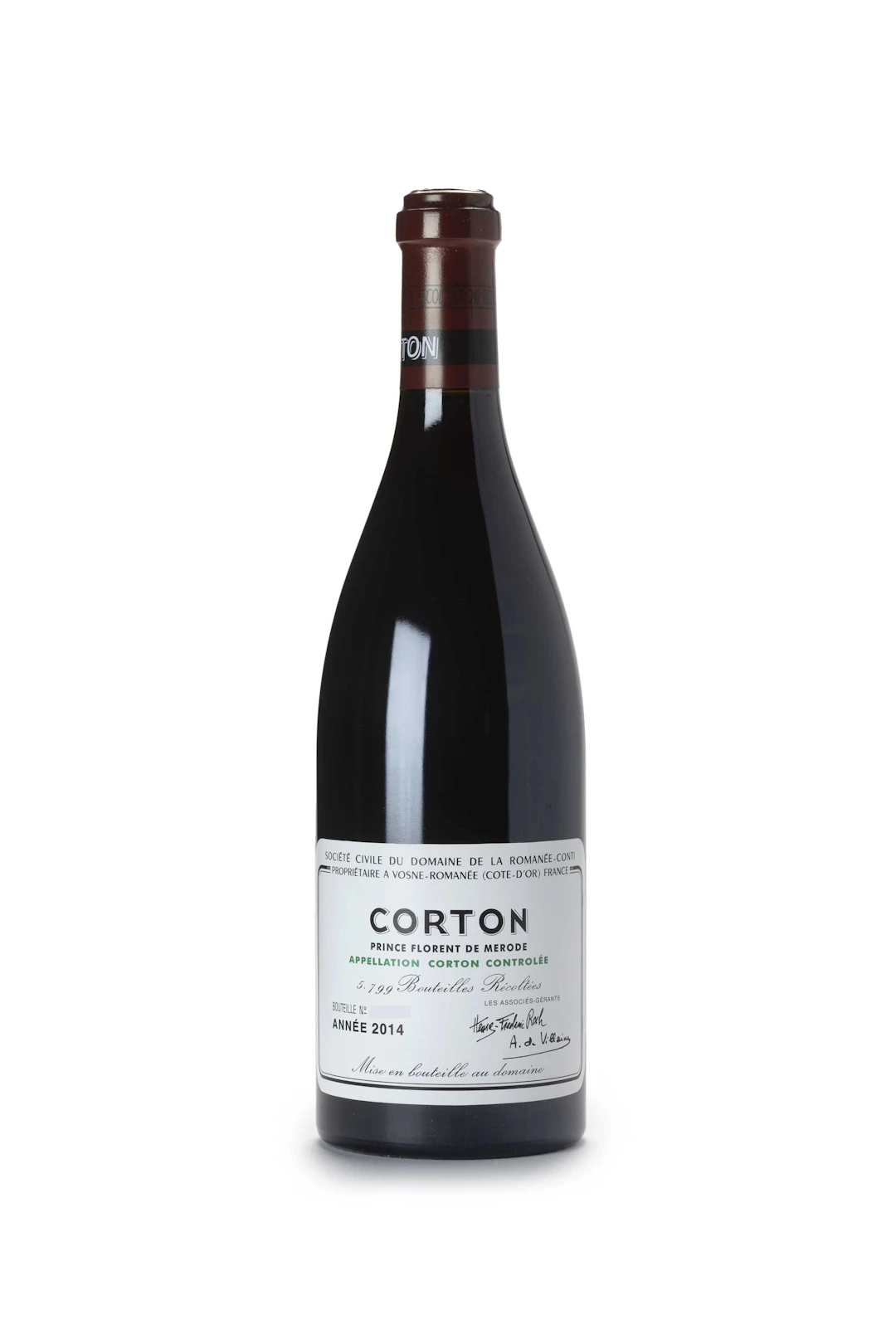 Corton 'Prince Florent de Merode' Grand Cru 2014