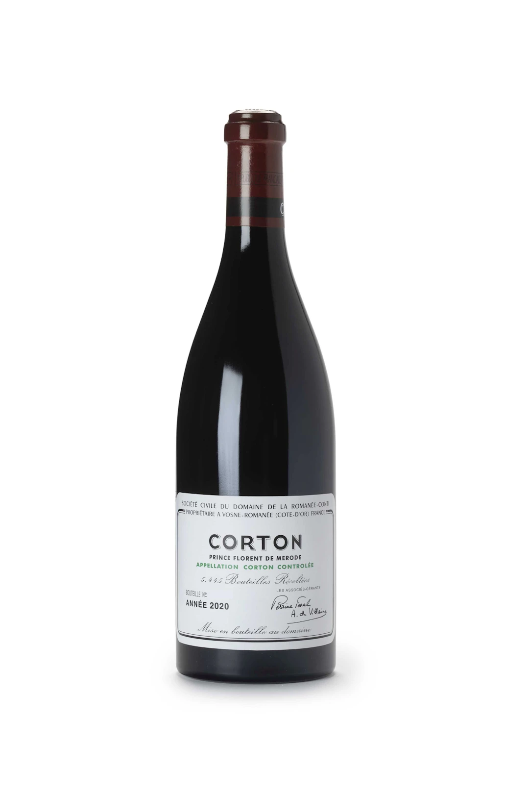 Corton 'Prince Florent de Merode' Grand Cru 2020