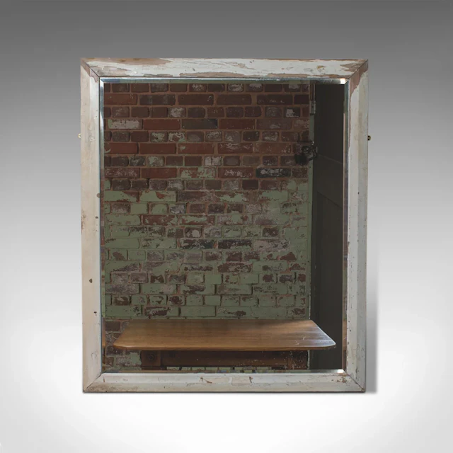 Large Antique Wall Mirror, English, Victorian, Painted, Pine, Circa 1900