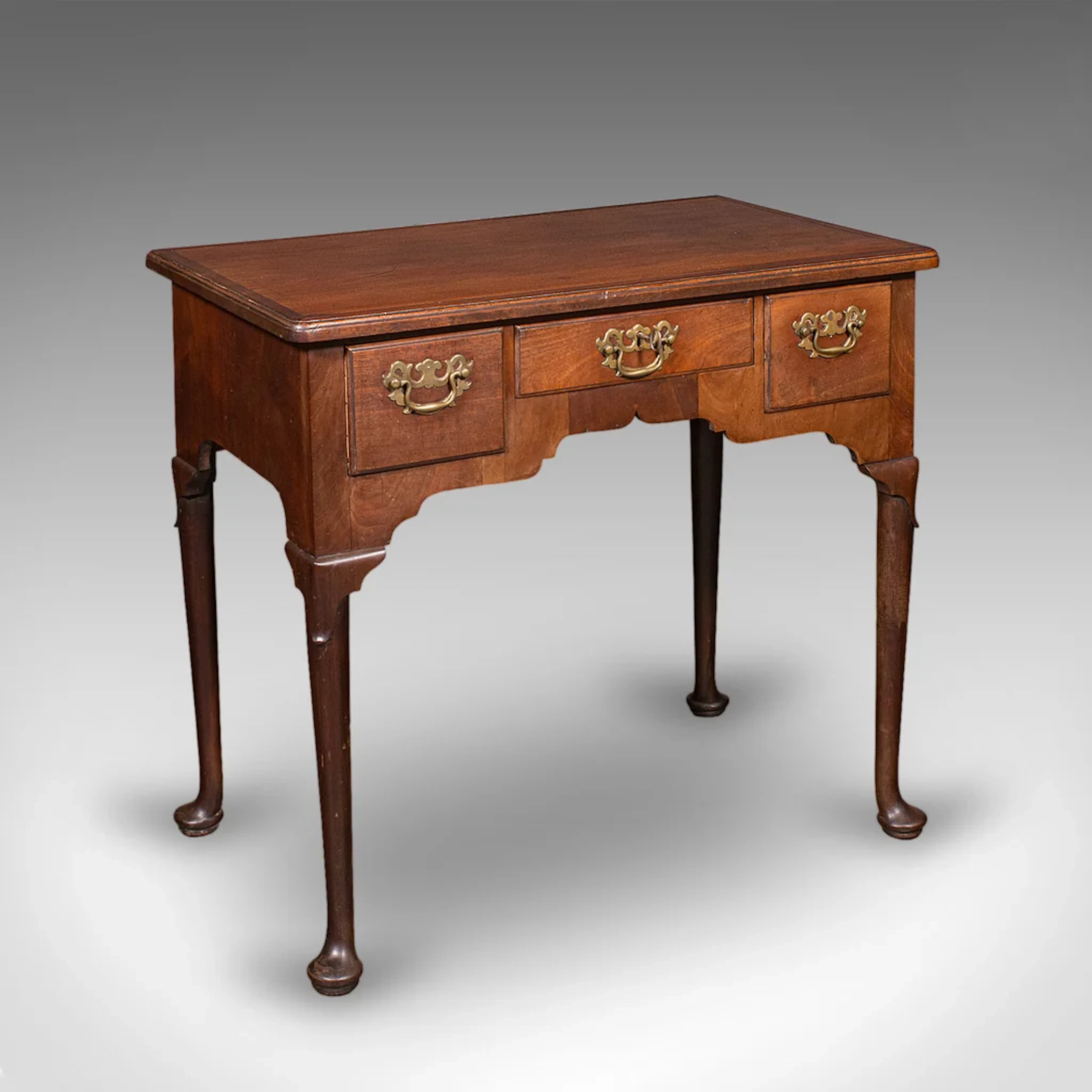 Antique Correspondence Table, English, Lowboy, Writing Desk, Georgian, C.1780