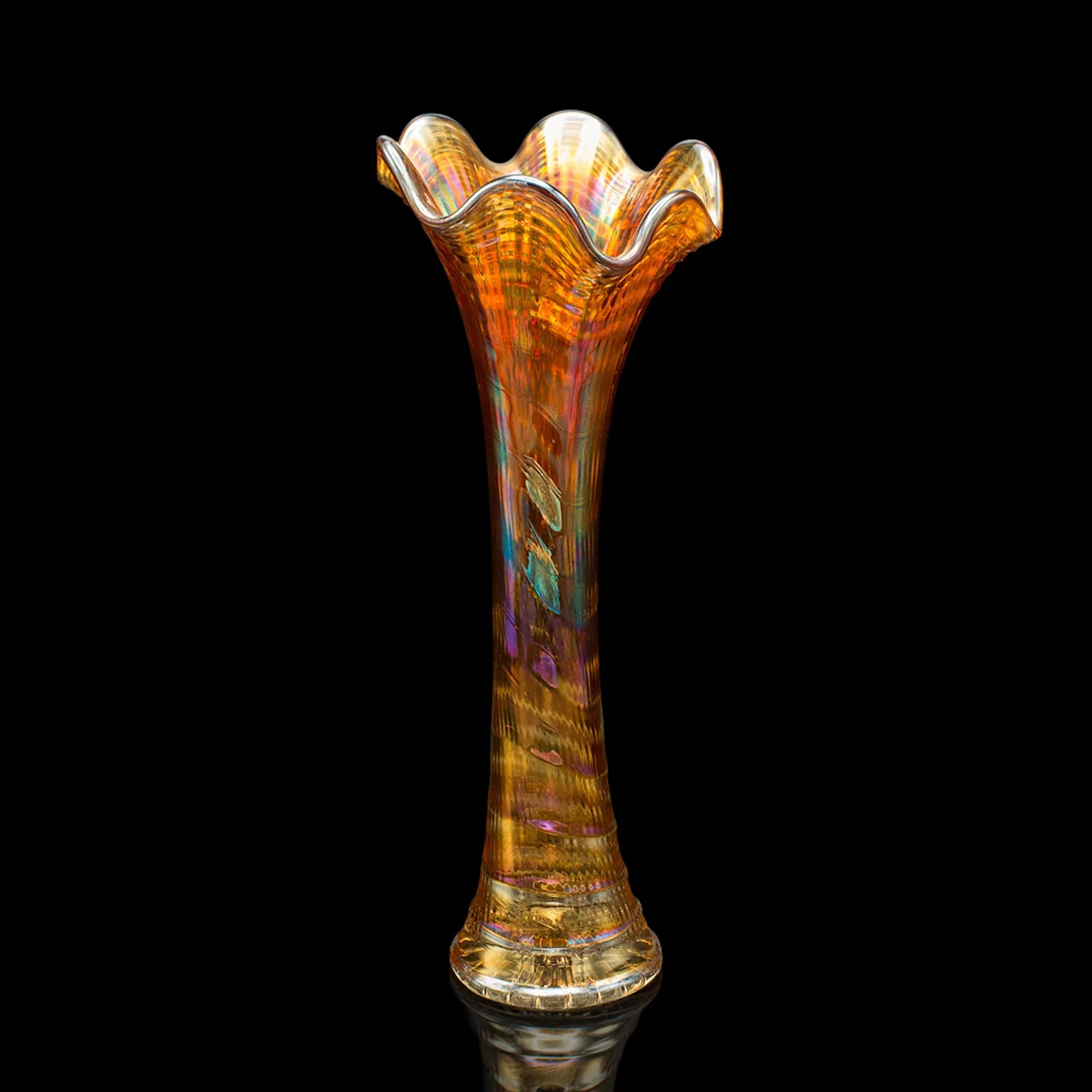 Vintage Posy Vase, English, Lustre Glass, Flower Sleeve, Art Deco, Circa 1930