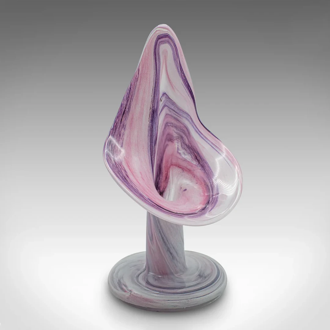 Vintage Decorative Vase, Continental, Art Glass, Posy Sleeve, Late 20th Century