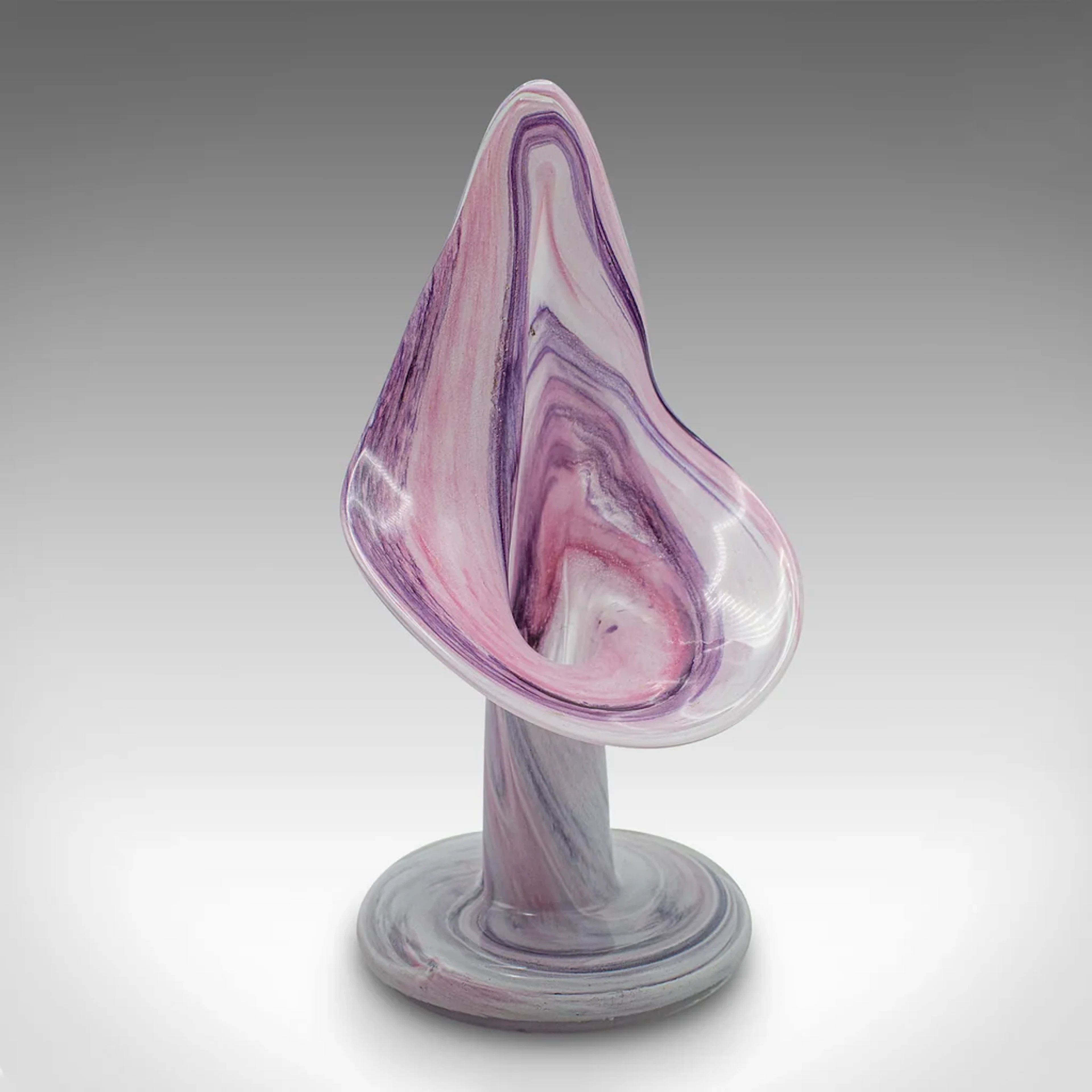 Vintage Decorative Vase, Continental, Art Glass, Posy Sleeve, Late 20th Century
