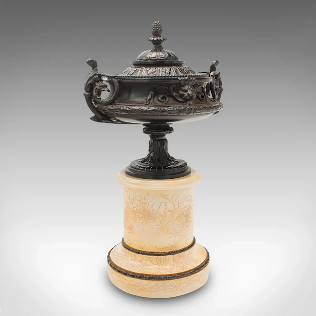 Vintage Neo Classical Urn, Continental, Decorative Ornament, Grand Tour, C.1930