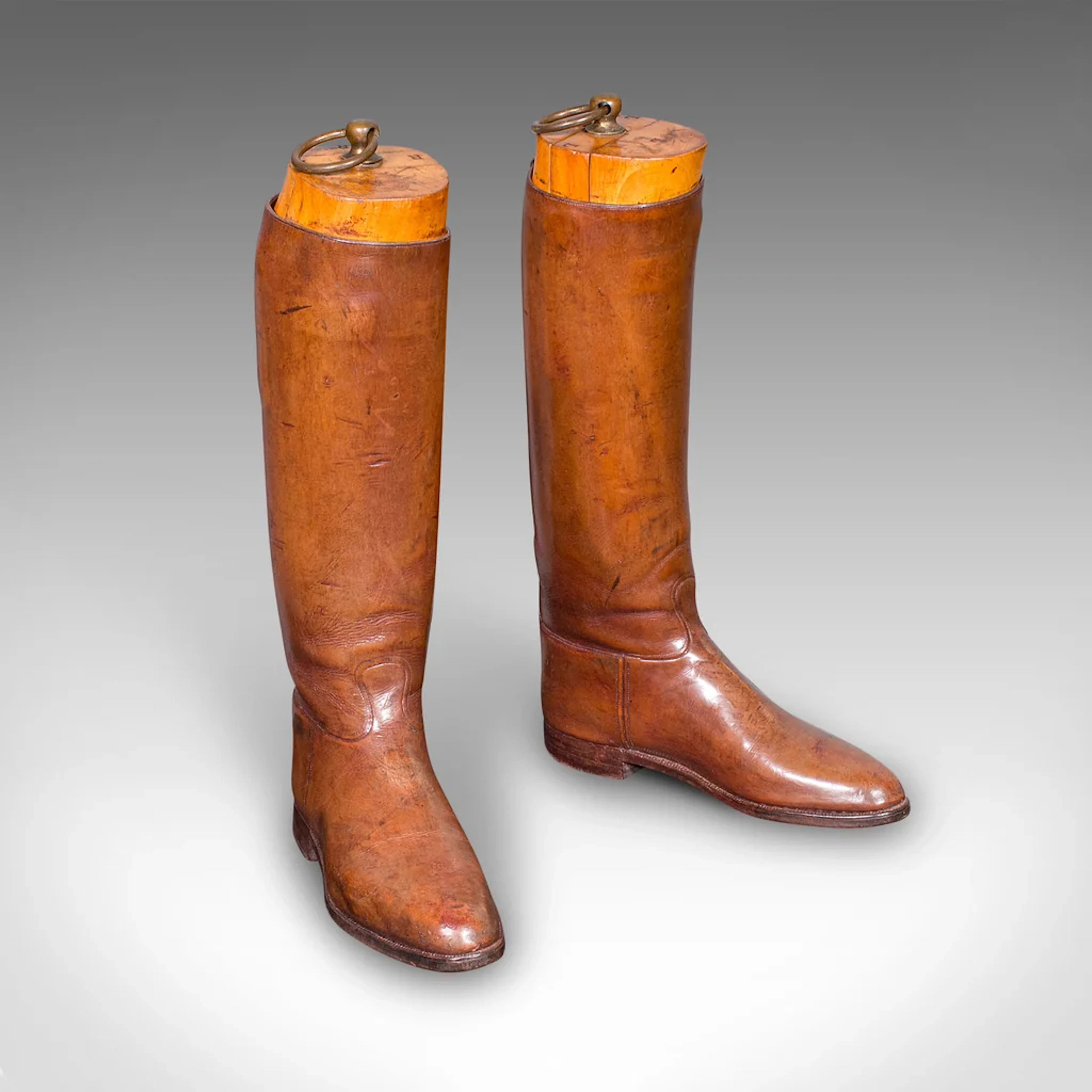 Antique Bootmaker’s Display, English, Leather, Boot Stretcher Set, Edwardian