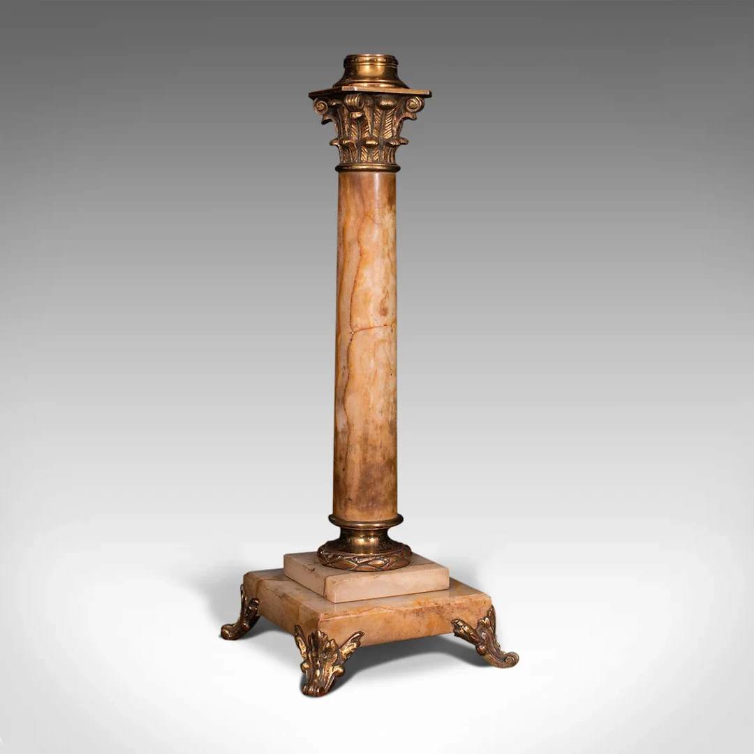 Antique Centrepiece Candelabra, Marble, Decorative, Candlestick, Victorian