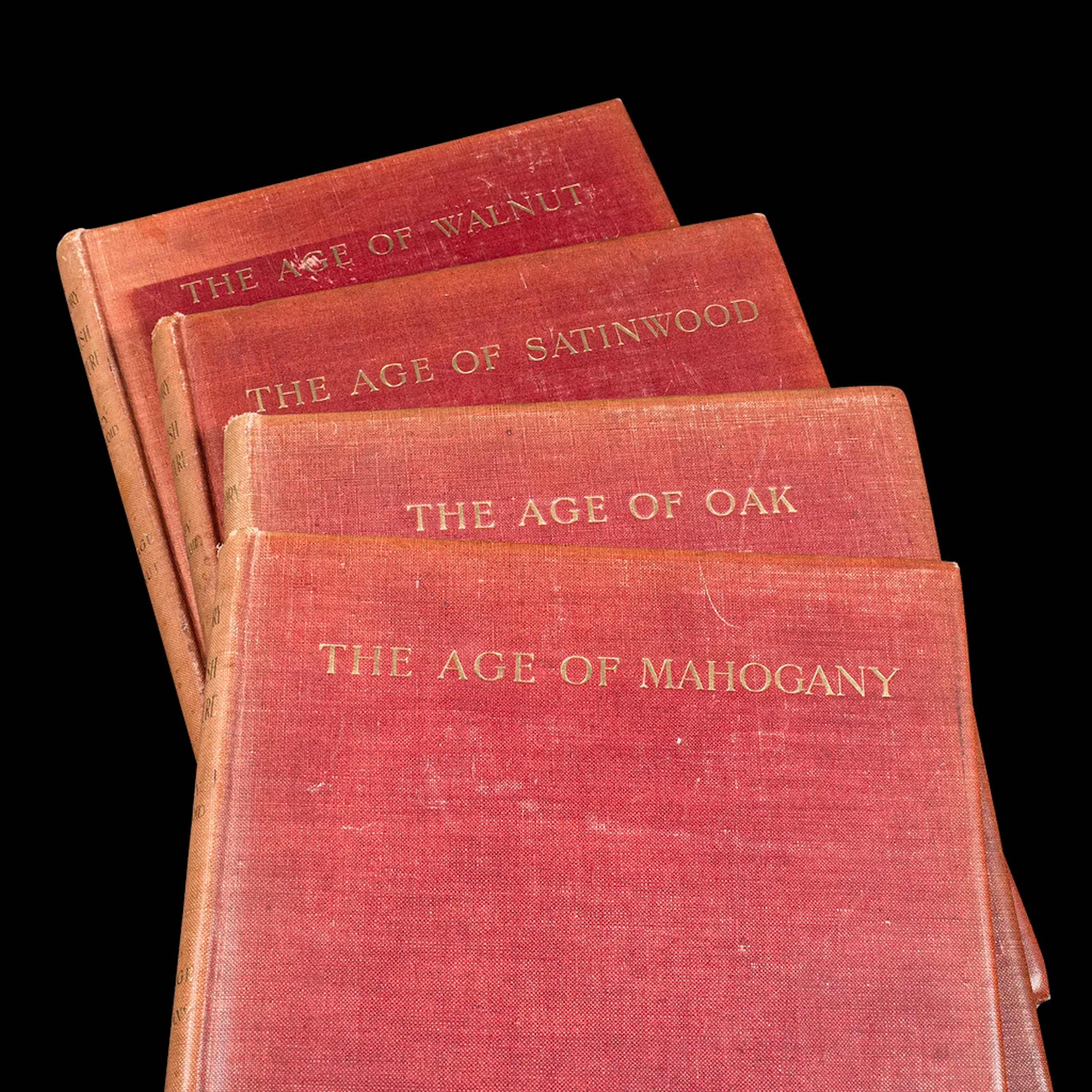 4vol Antique Reference Book Set, British Furniture, English, Macquoid