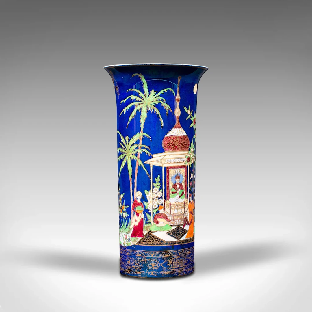 Antique Decorative Vase, English, Ceramic, Lustre, Posy Jar, Early 20th, C.1920