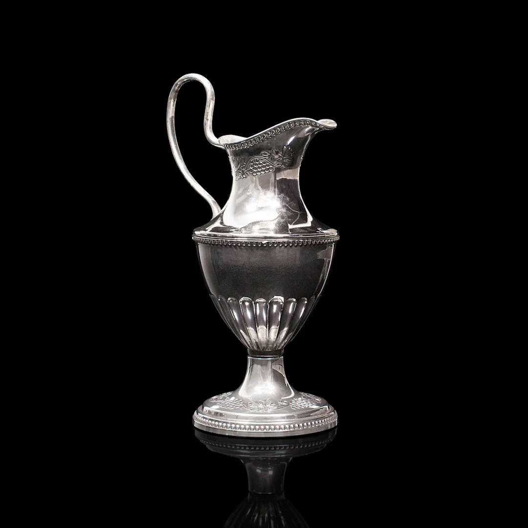 Antique Pouring Jug, English, Silver Plate, Decorative, Posy Vase, Edwardian