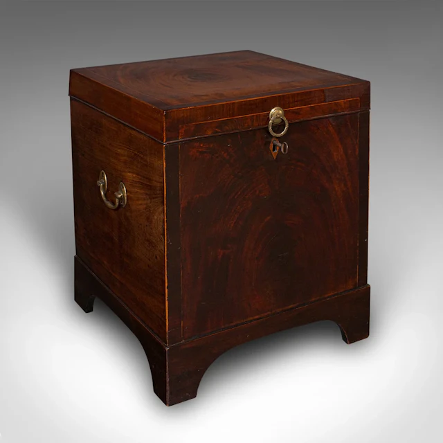 Antique Cellarette, English, Wine Cellar, Fireside Store, Blanket Box, Georgian