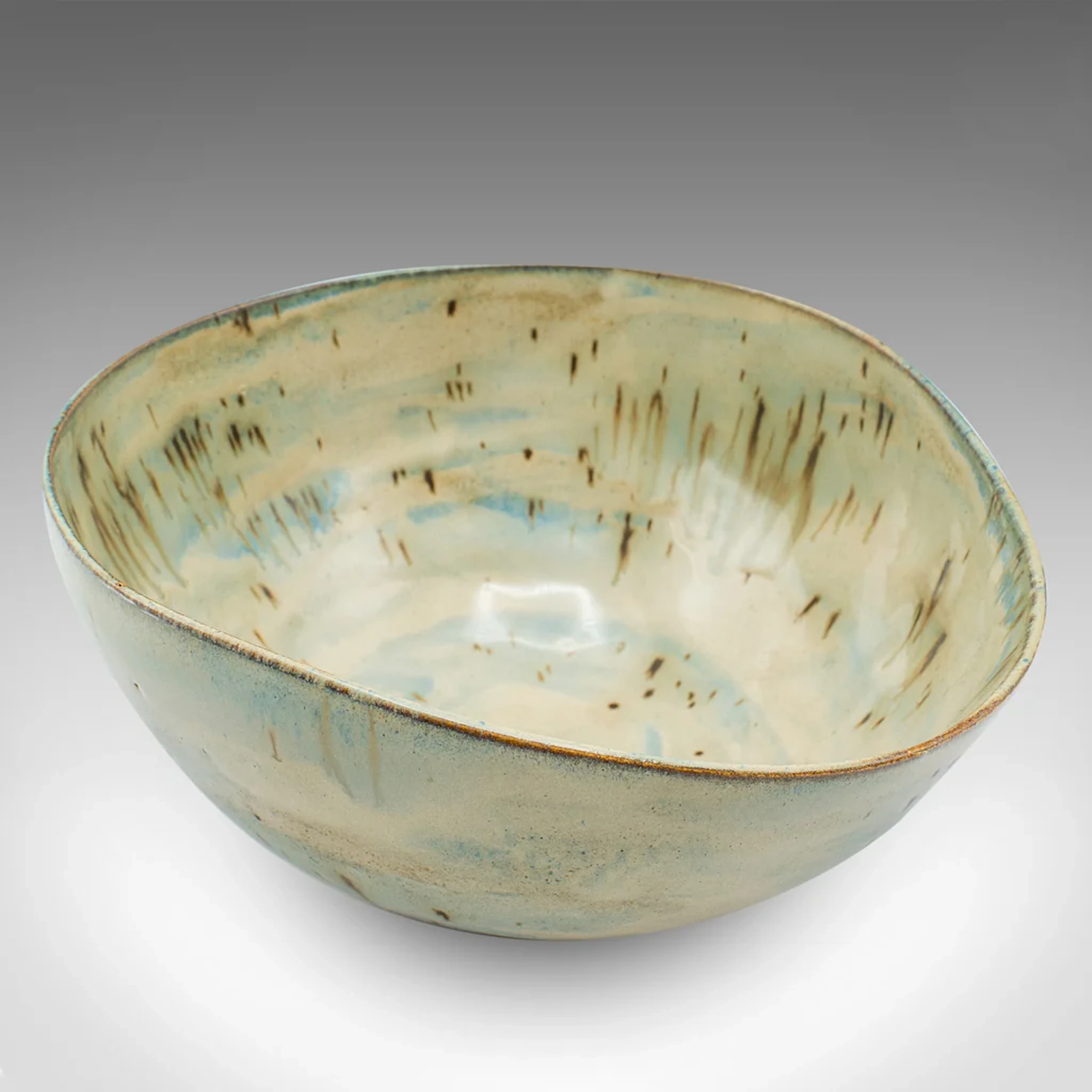 Contemporary Studio Pottery Fruit Bowl, English, Ceramic, Decor, Serving Dish