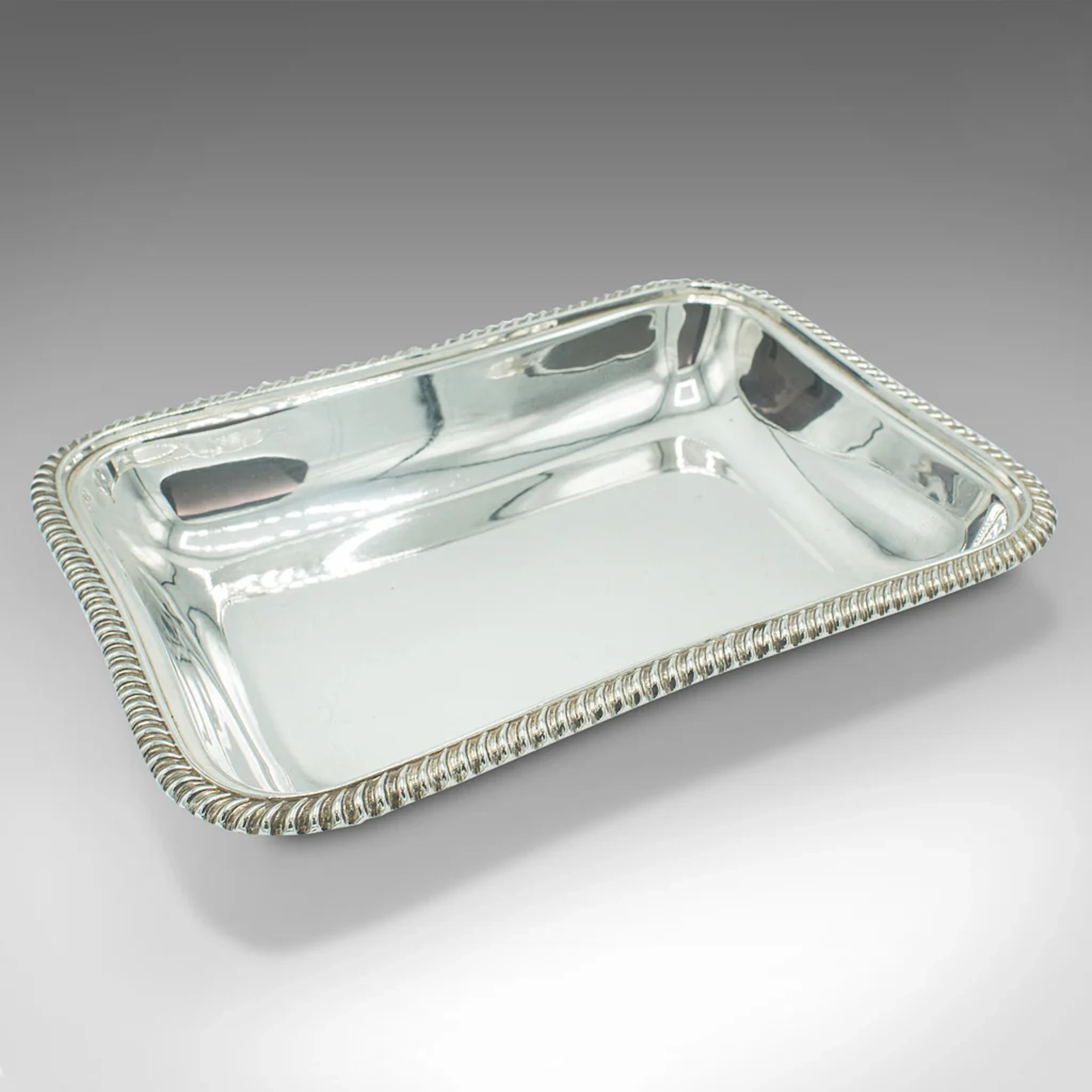 Antique Bonbon Dish, English, Silver Plate, Serving, Fruit Tray, Victorian